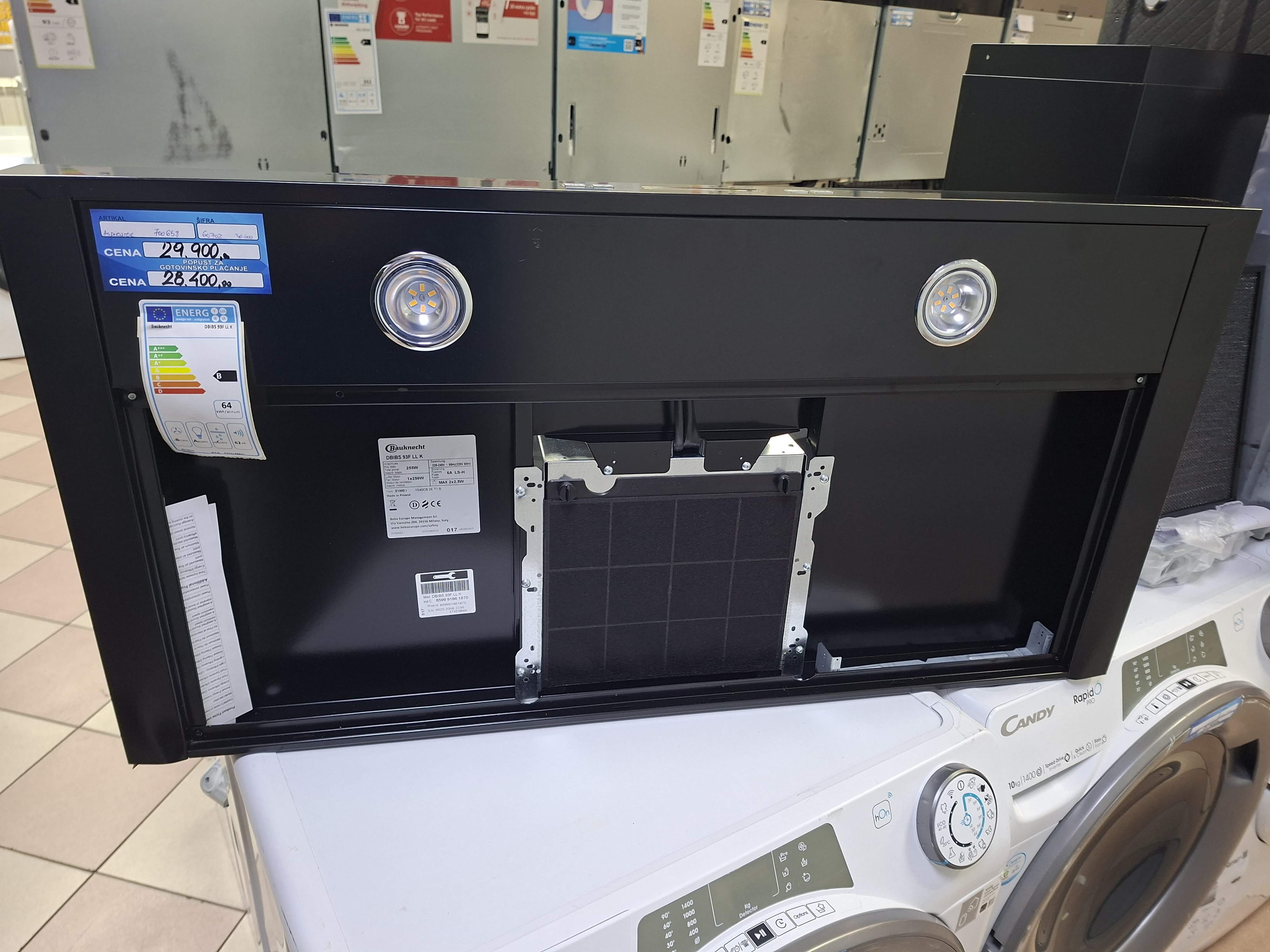 Aspirator Bauknecht DBIBS 93F LL K , 90 cm.