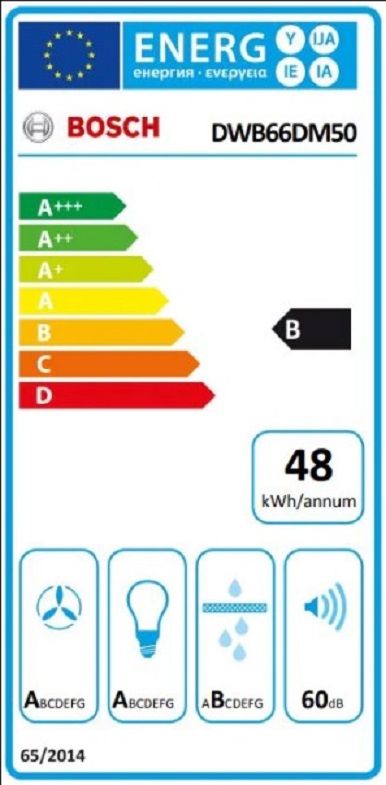 Aspirator Bosch Serija 4 DWB66DM50 , 60cm