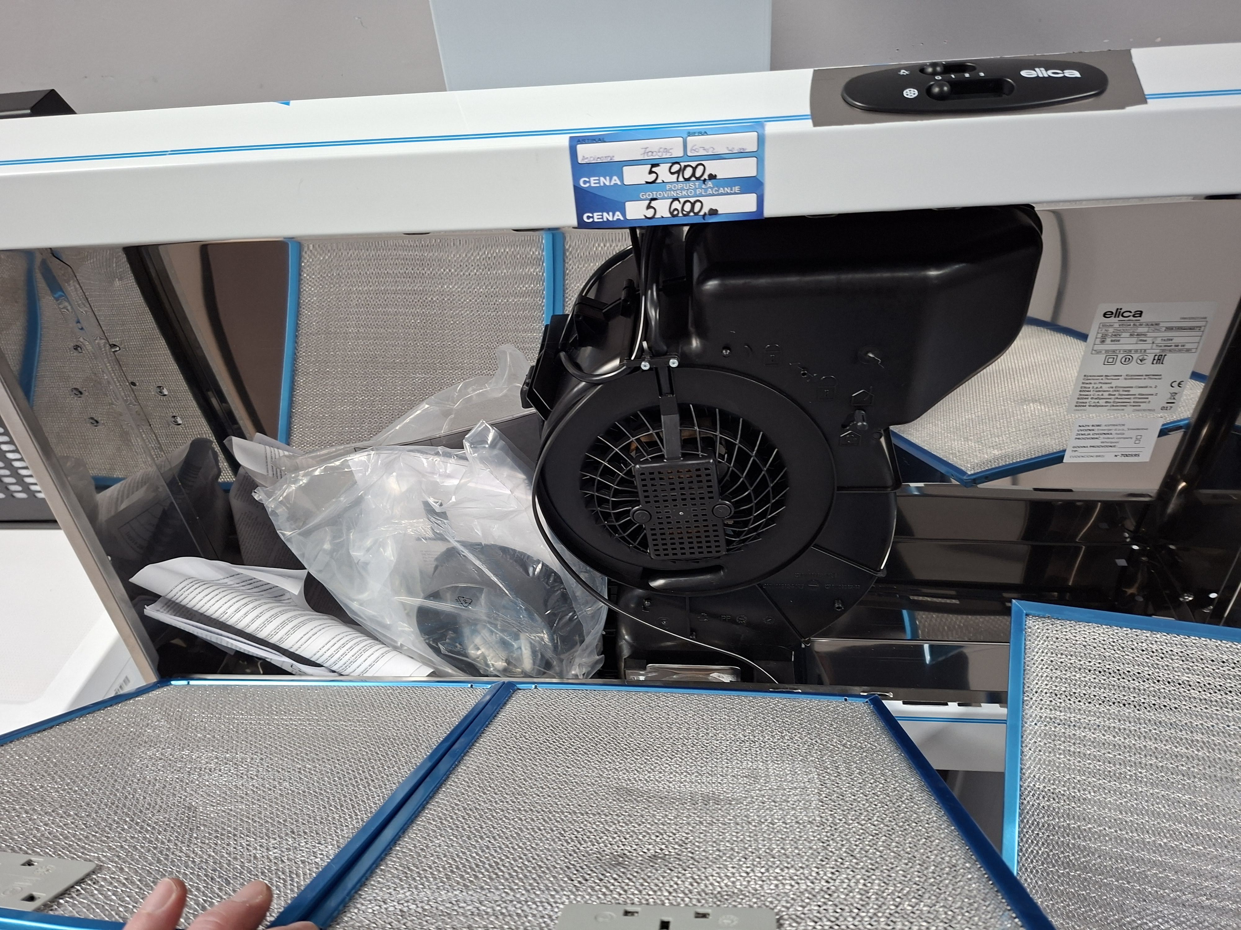 Aspirator Elica Vega Slim IX/A/90 (2), 90cm