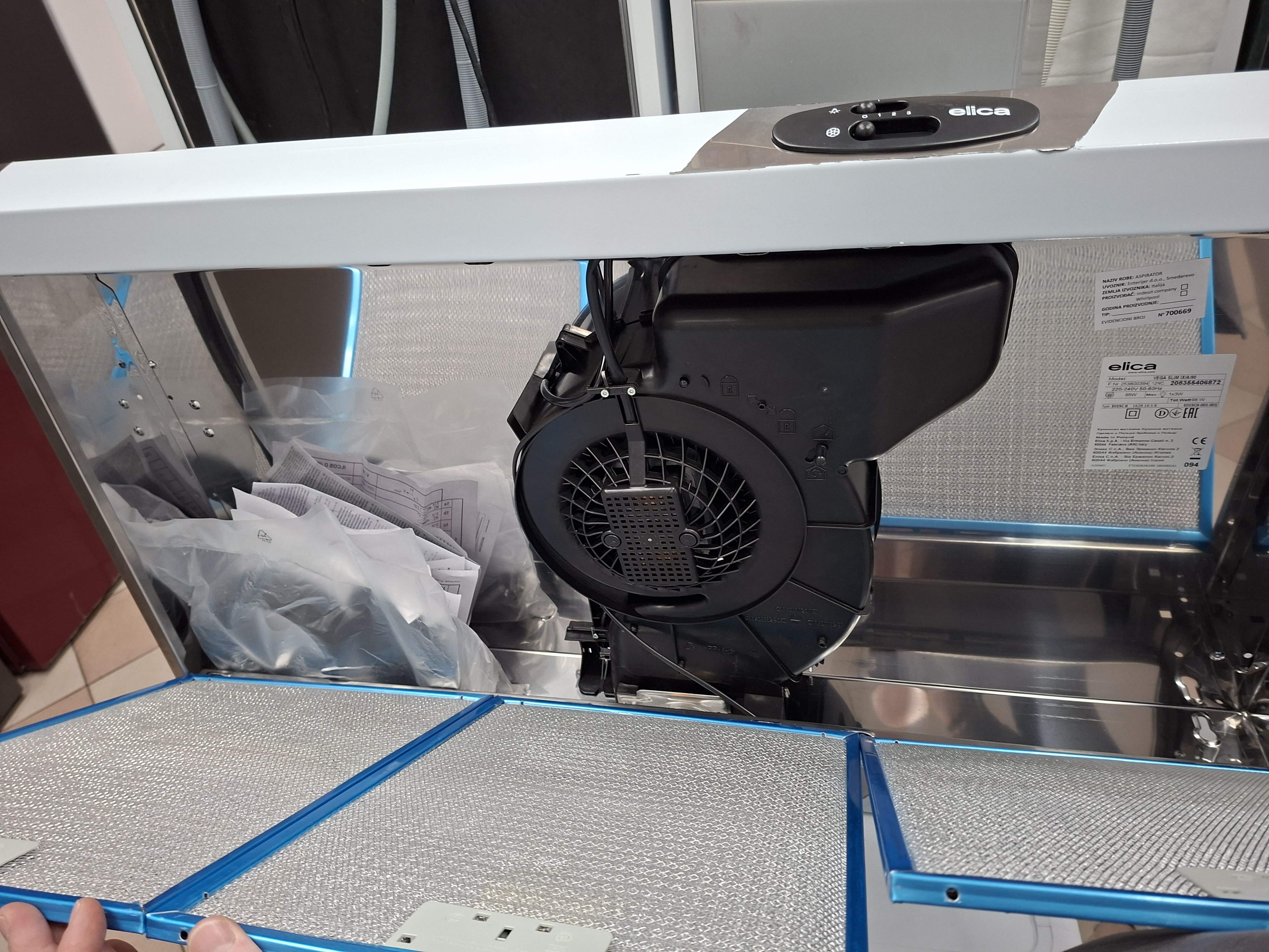 Aspirator Elica Vega Slim IX/A/90  (4), 90cm