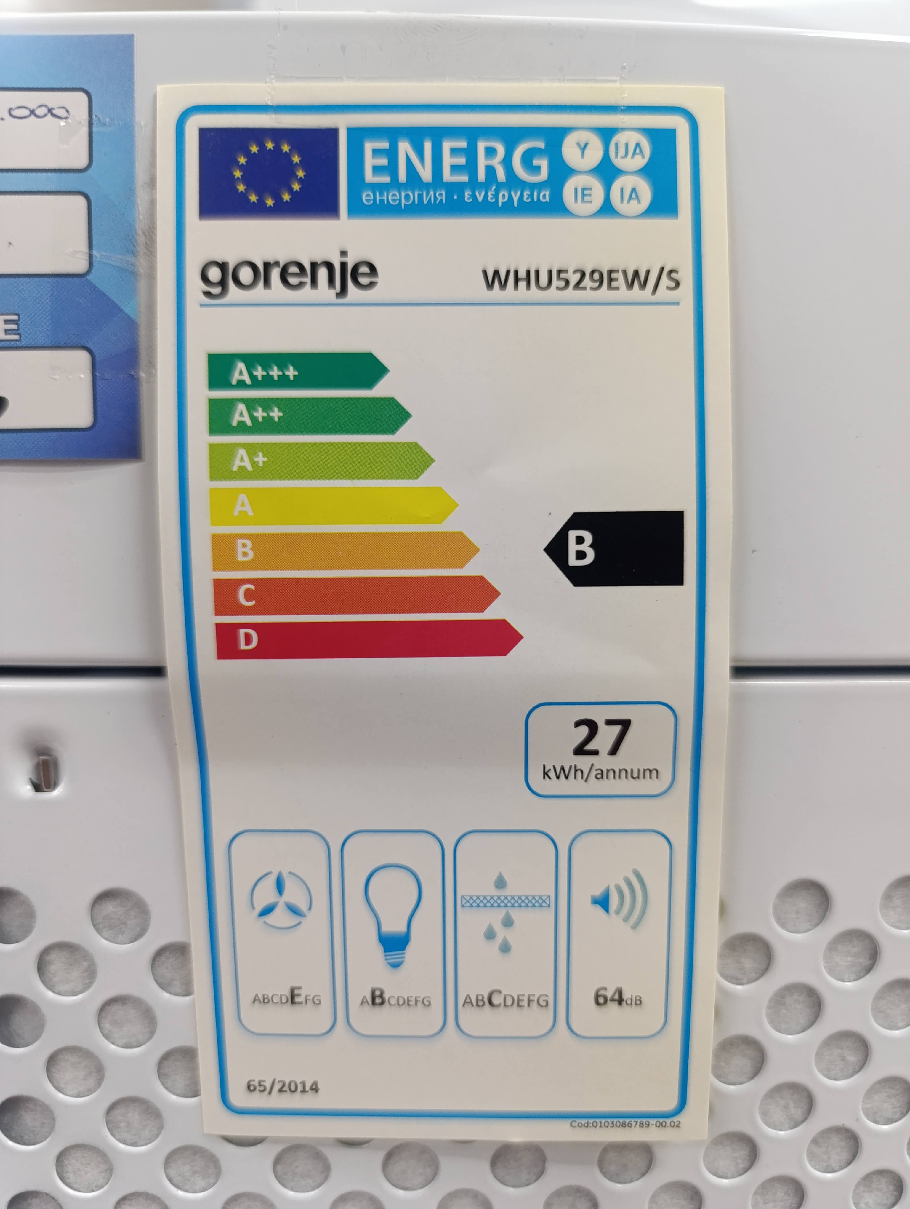 Aspirator Gorenje WHU 529EW/S, 50cm