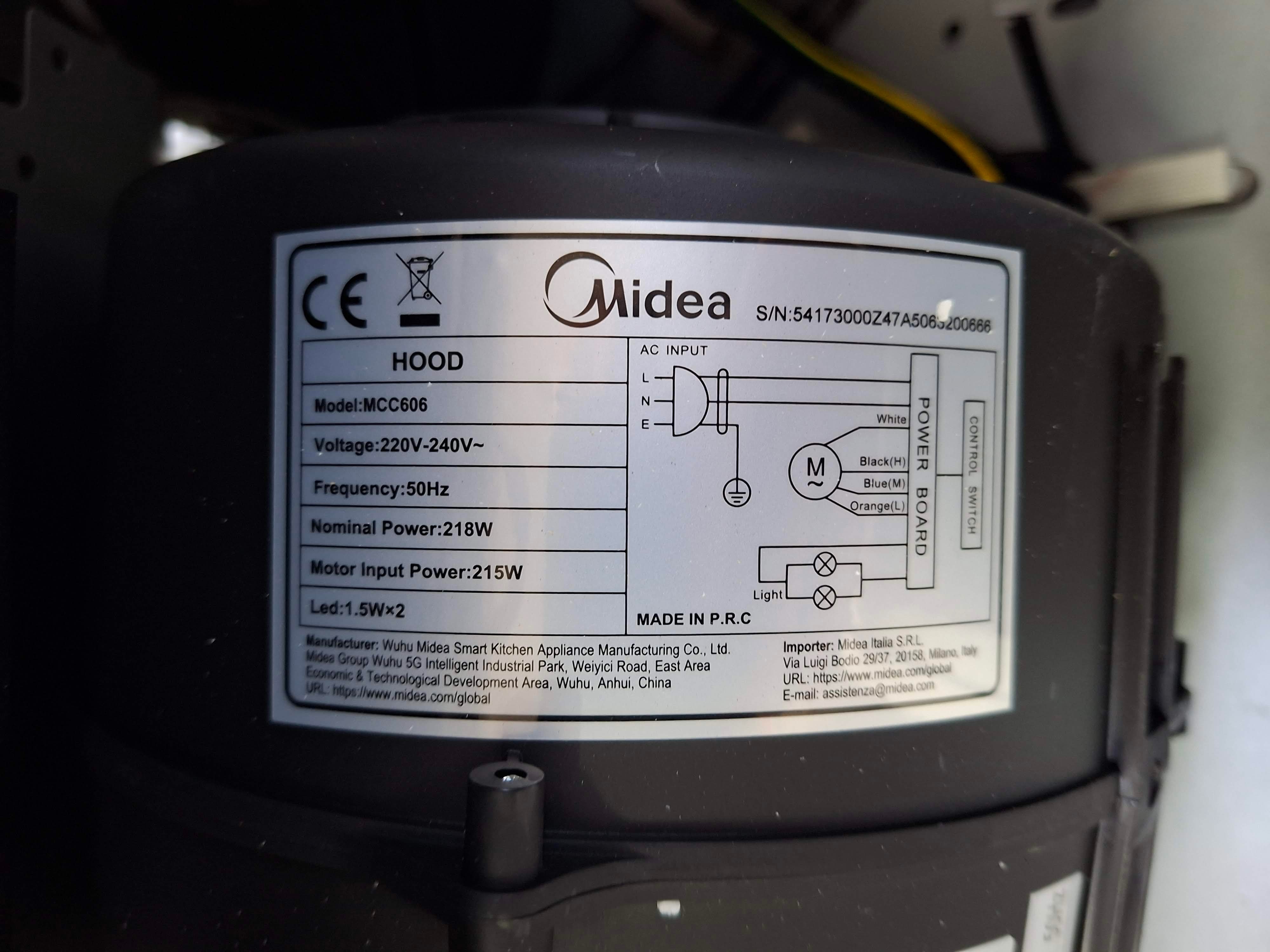 Aspirator Midea MCC606 , 60 cm