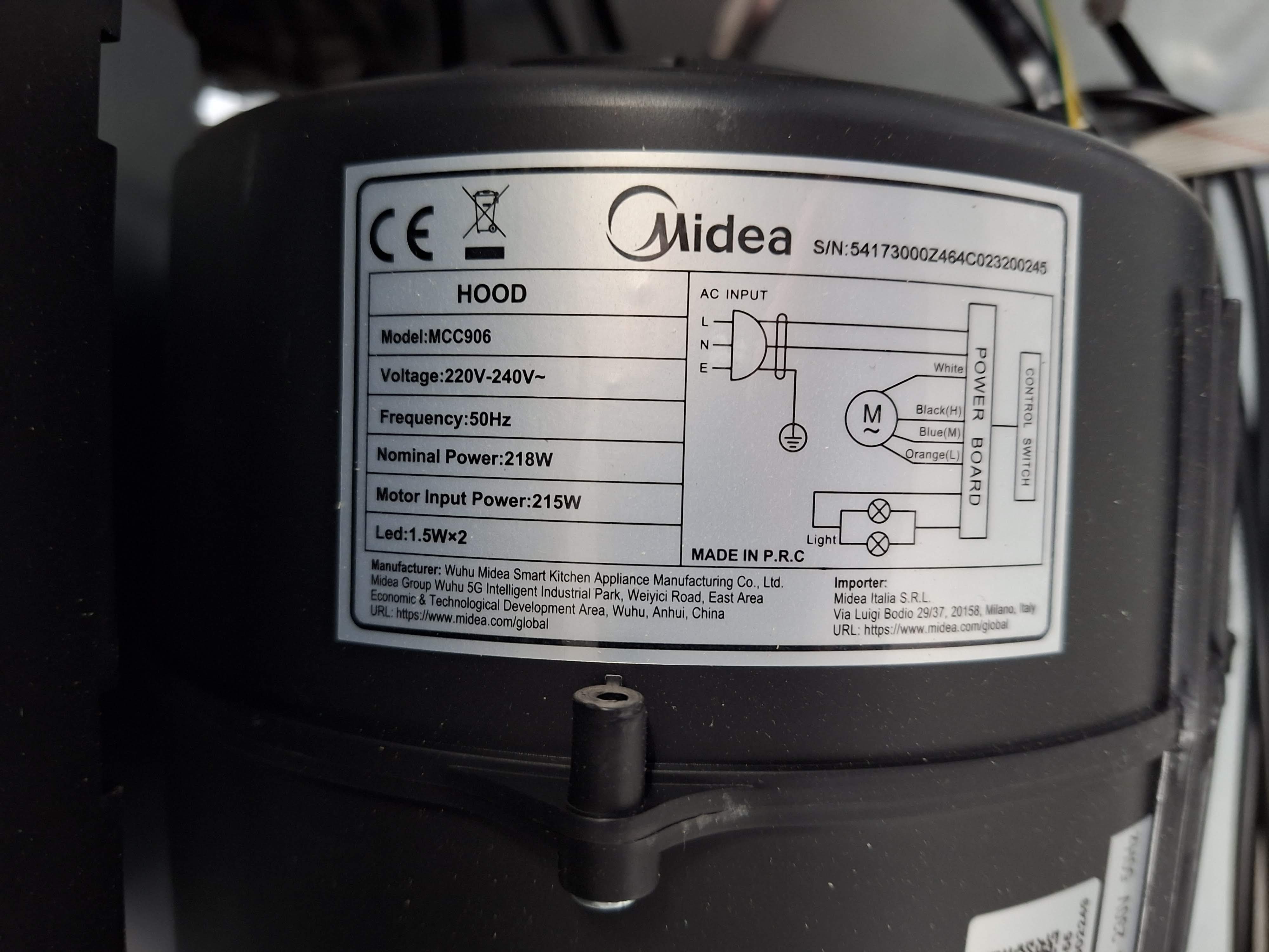 Aspirator Midea MCC906 , 90 cm.