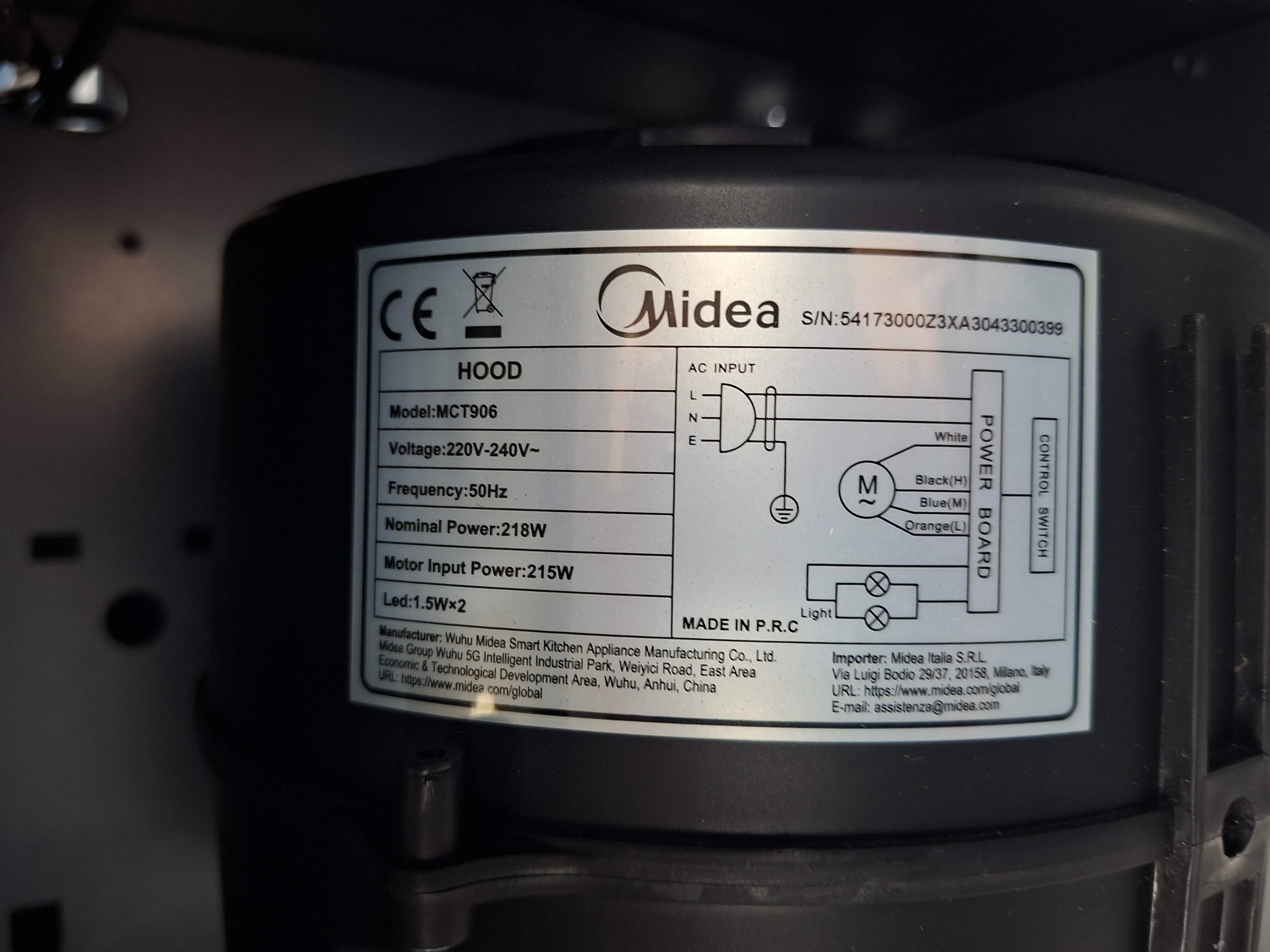 Aspirator Midea MCT906 , 90 cm.