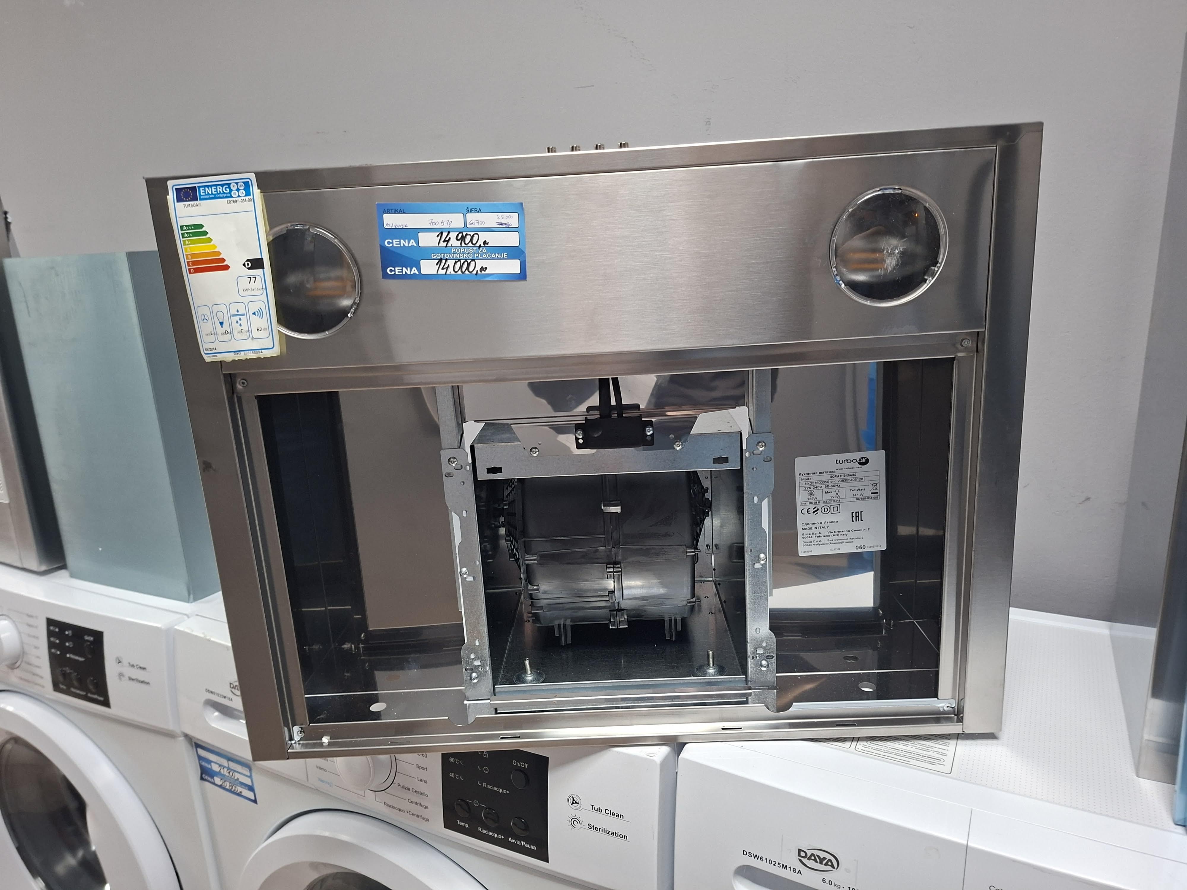 Aspirator Turboair SOFIA H10 IX/A/60 , 60 cm.