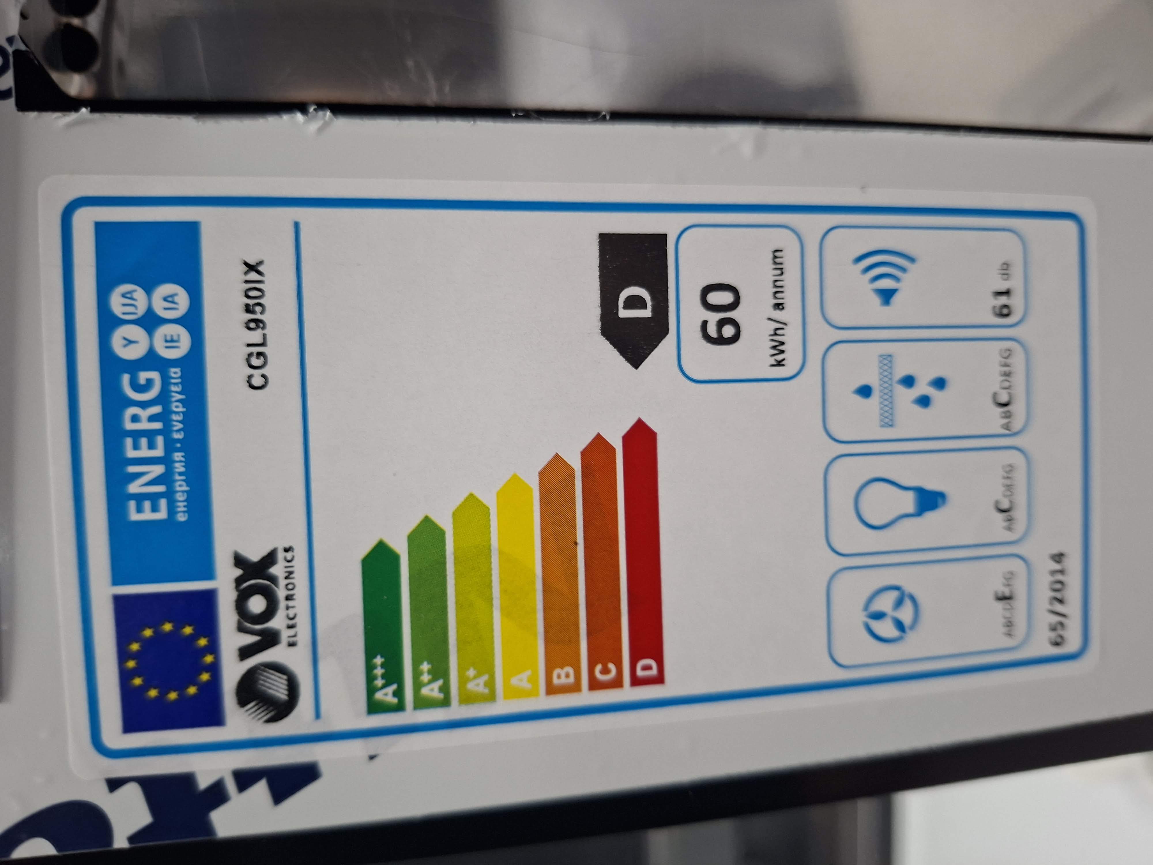 Aspirator Vox CGL 950 IX , 90 cm.