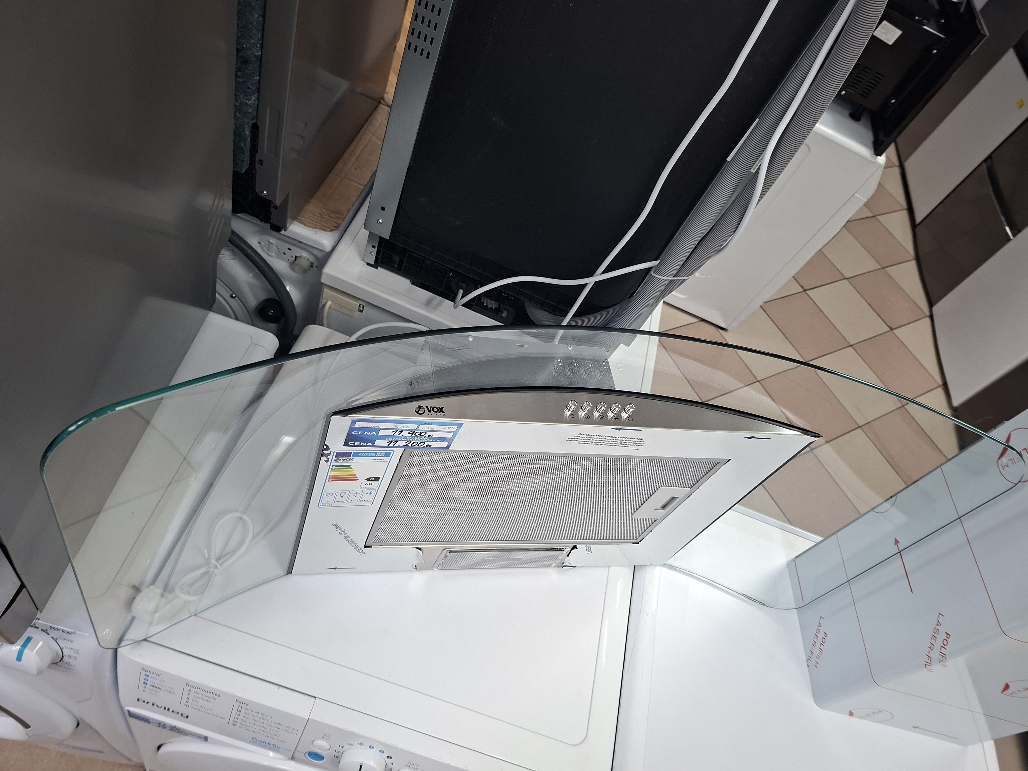 Aspirator Vox CGL 950 IX , 90 cm.