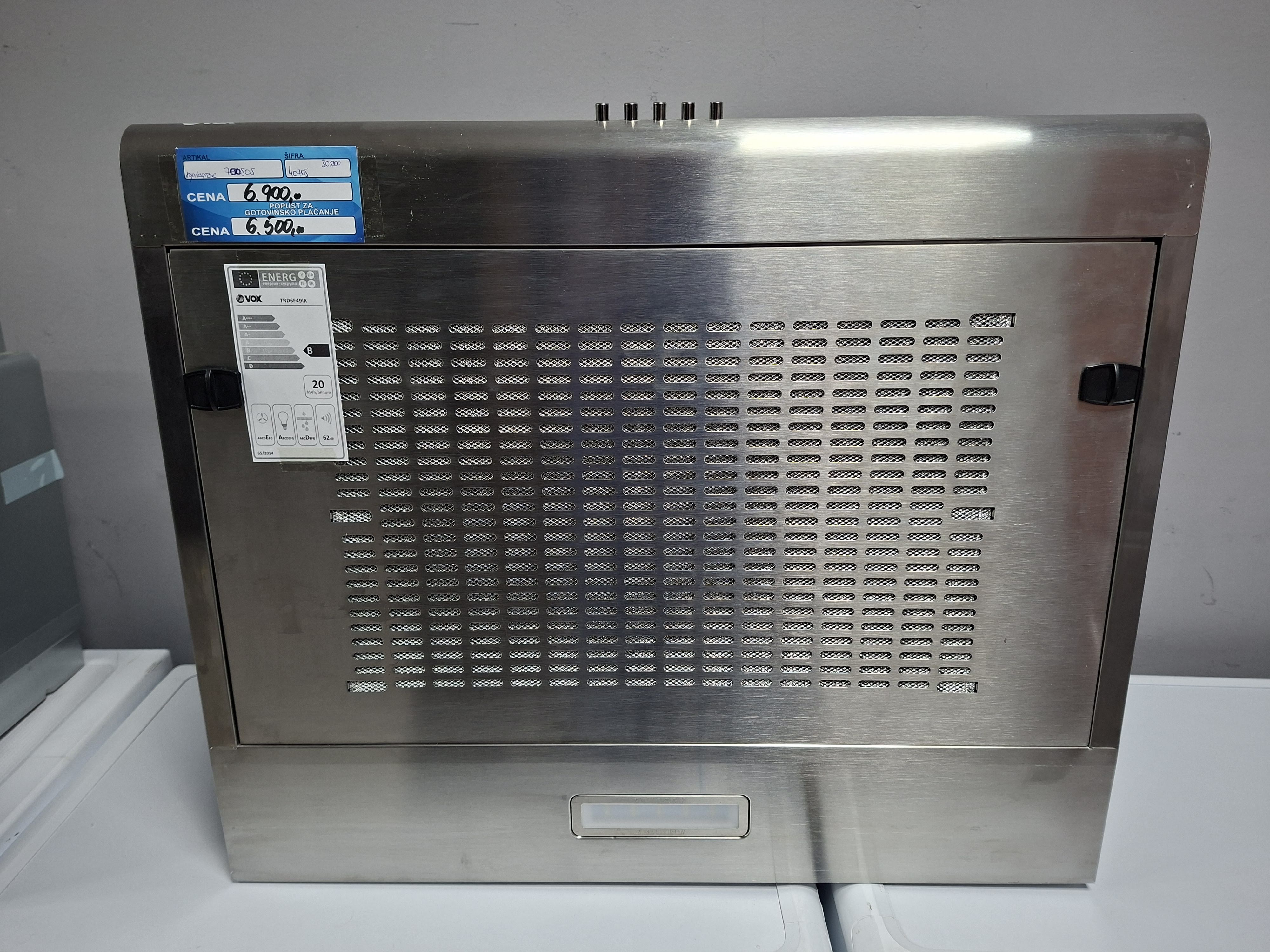 Aspirator Vox TRD 6F49 IX , 60cm