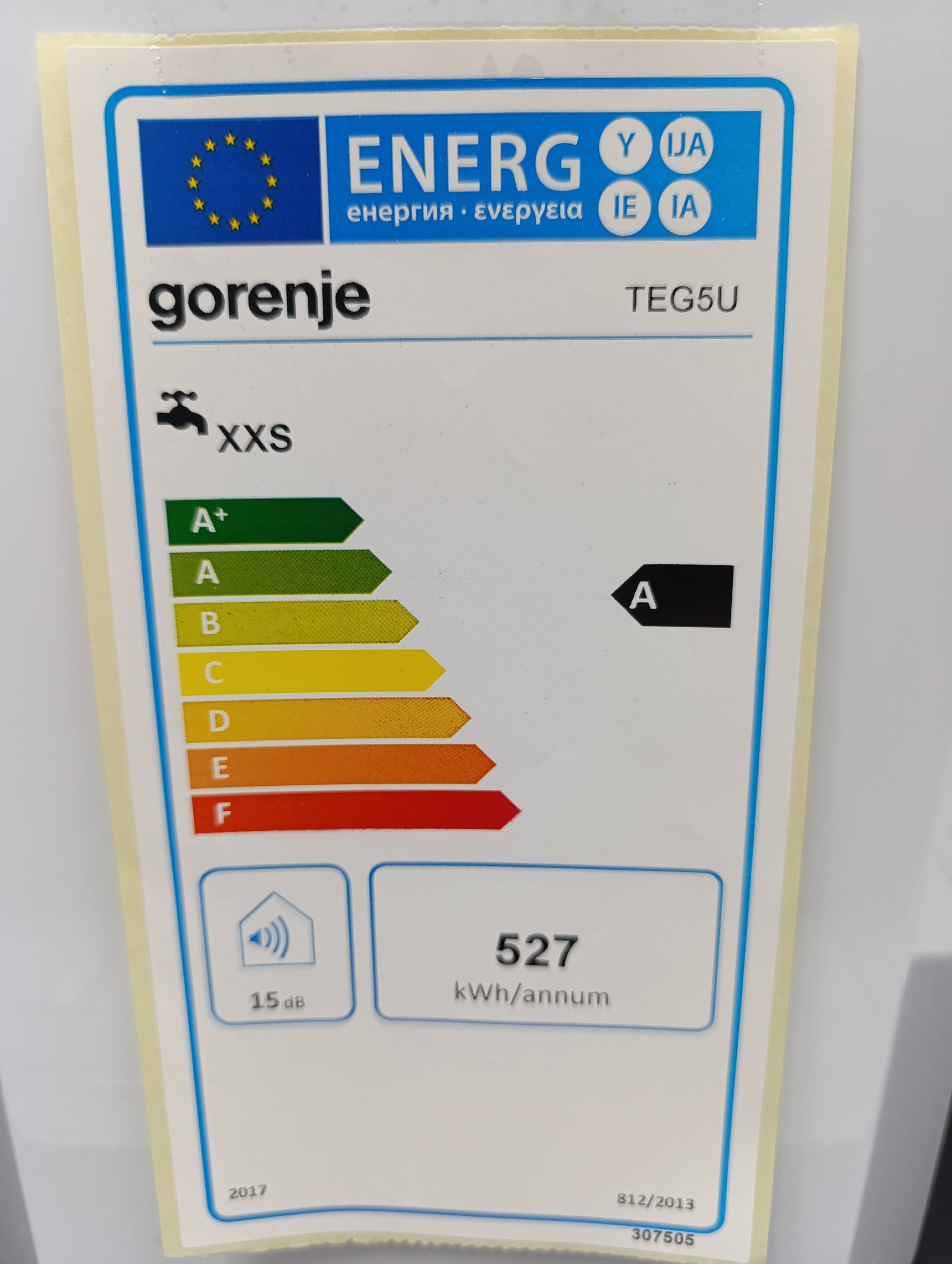 Bojler Gorenje TEG5U , 5L