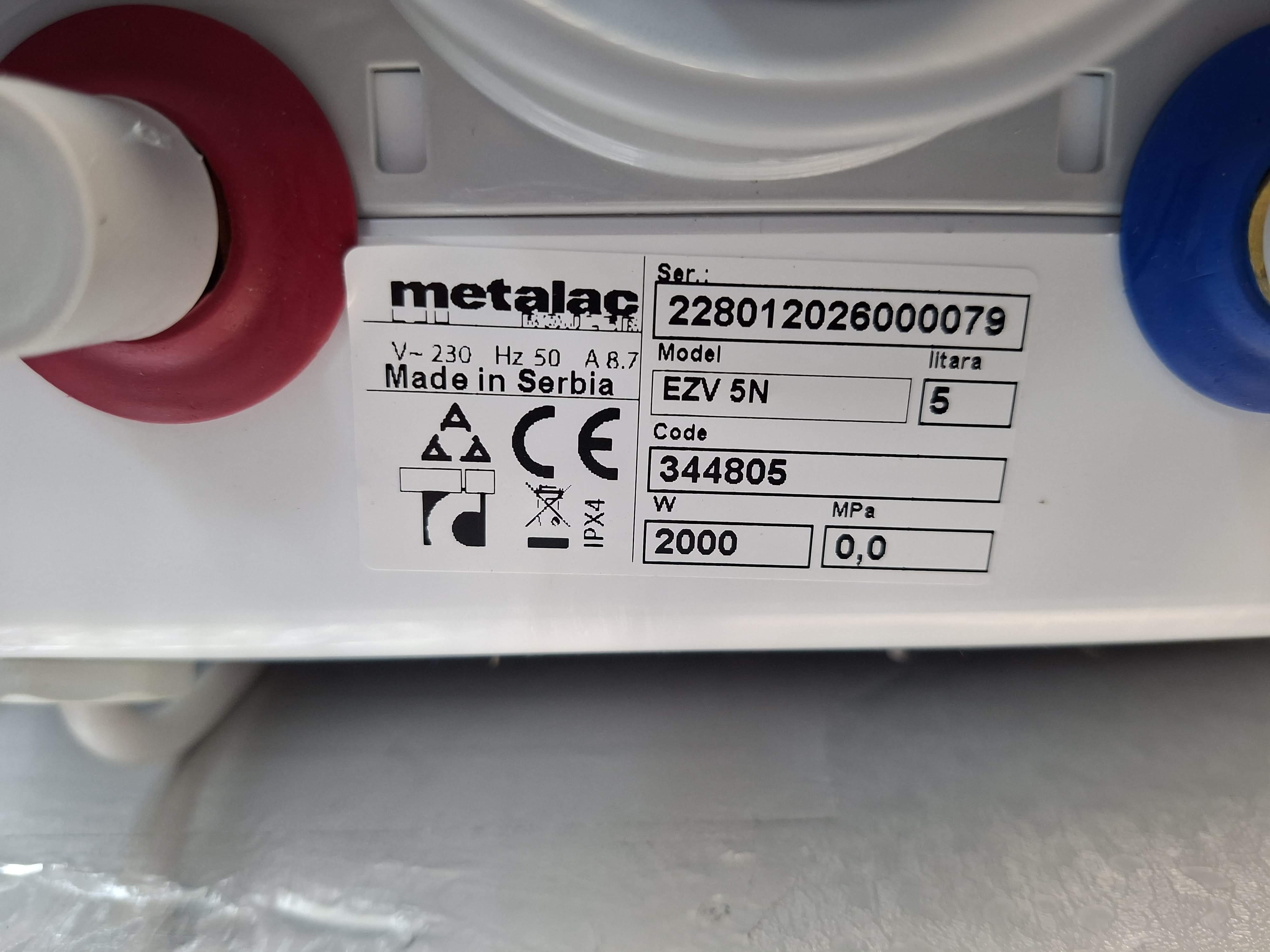 Bojler Metalac EZV 5N , 5 litara