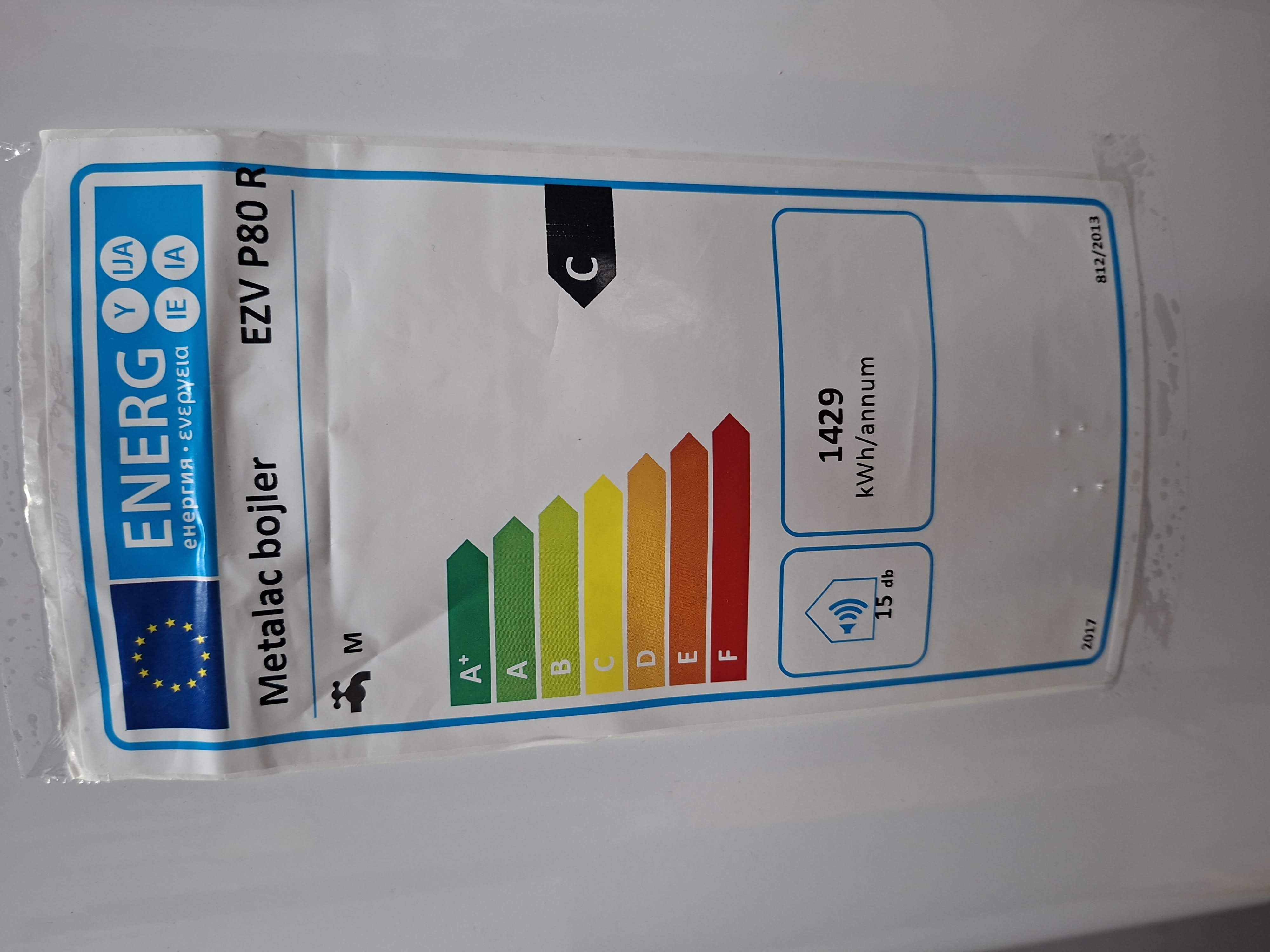 Bojler Metalac EZV P80 R  , 80L