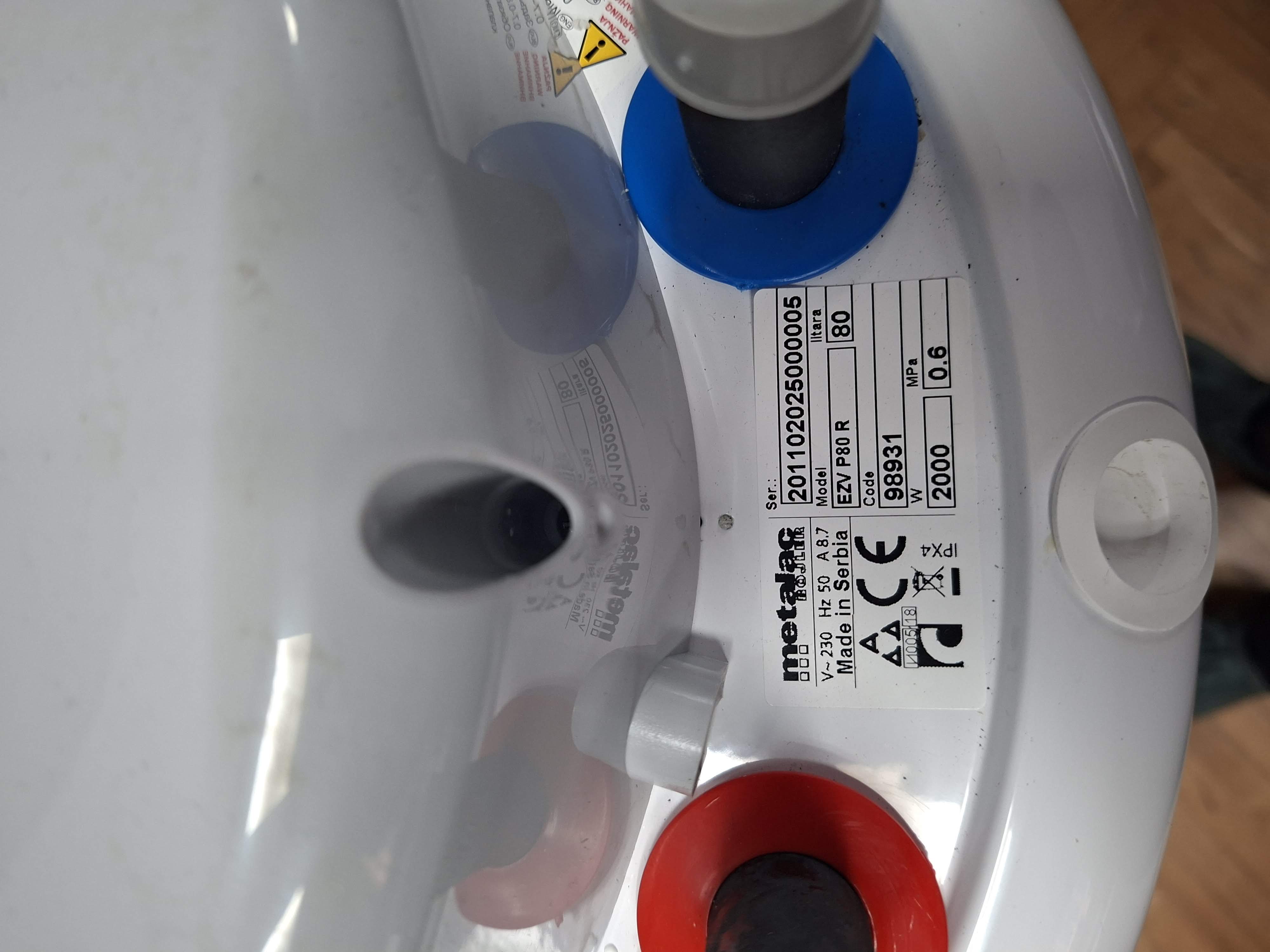 Bojler Metalac EZV P80 R  , 80L