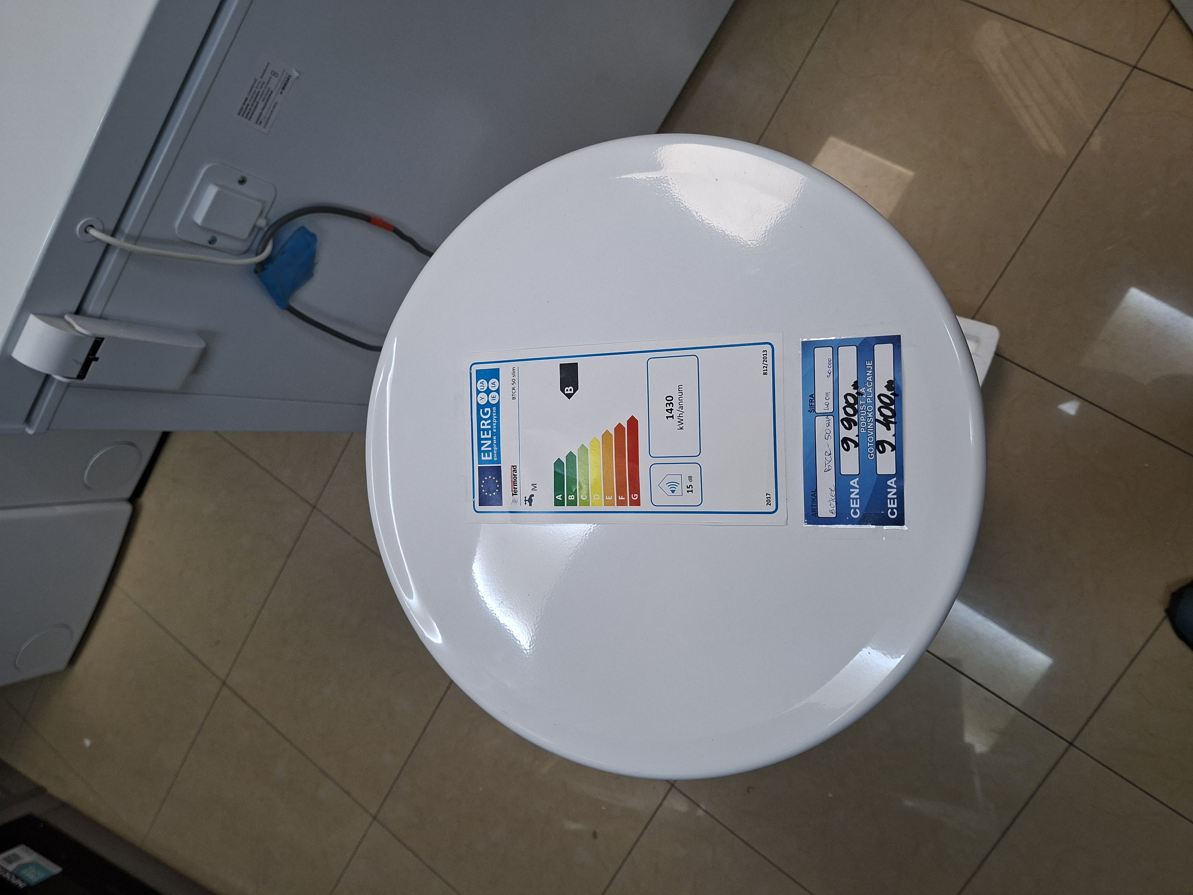 Bojler TERMORAD Bojler BTCR-50 Slim, 50 litara