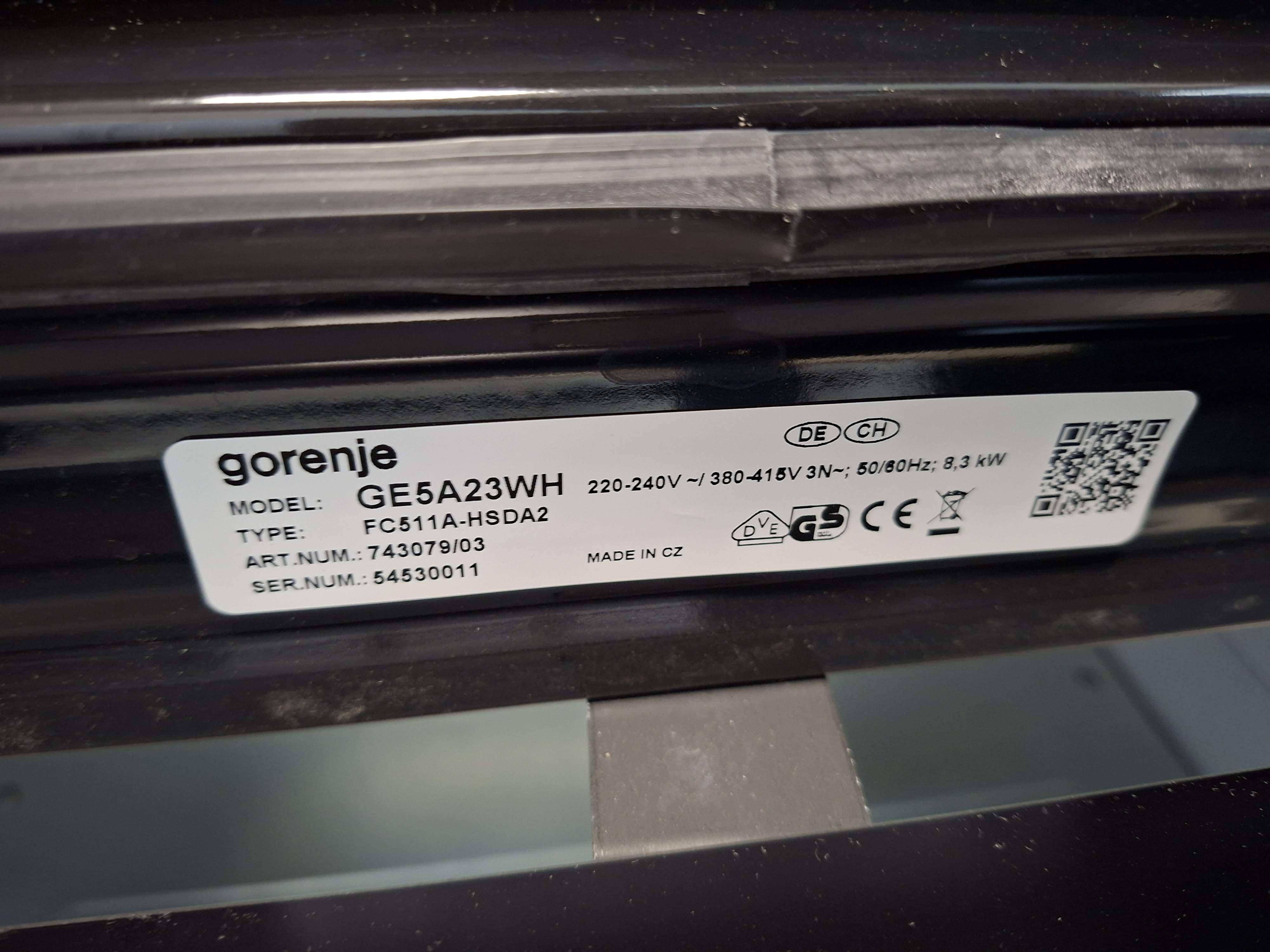 Elektricni Sporet Gorenje GE5A23WH , 50 cm.