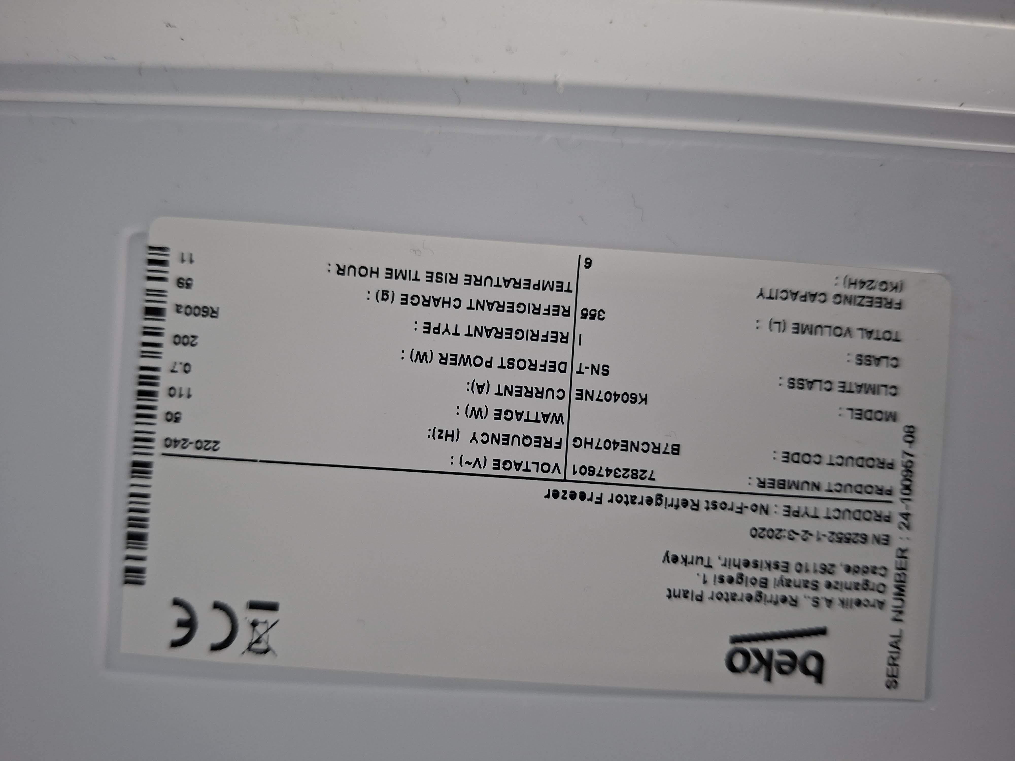 Frižider Beko B7RCNE407HG, 203cm