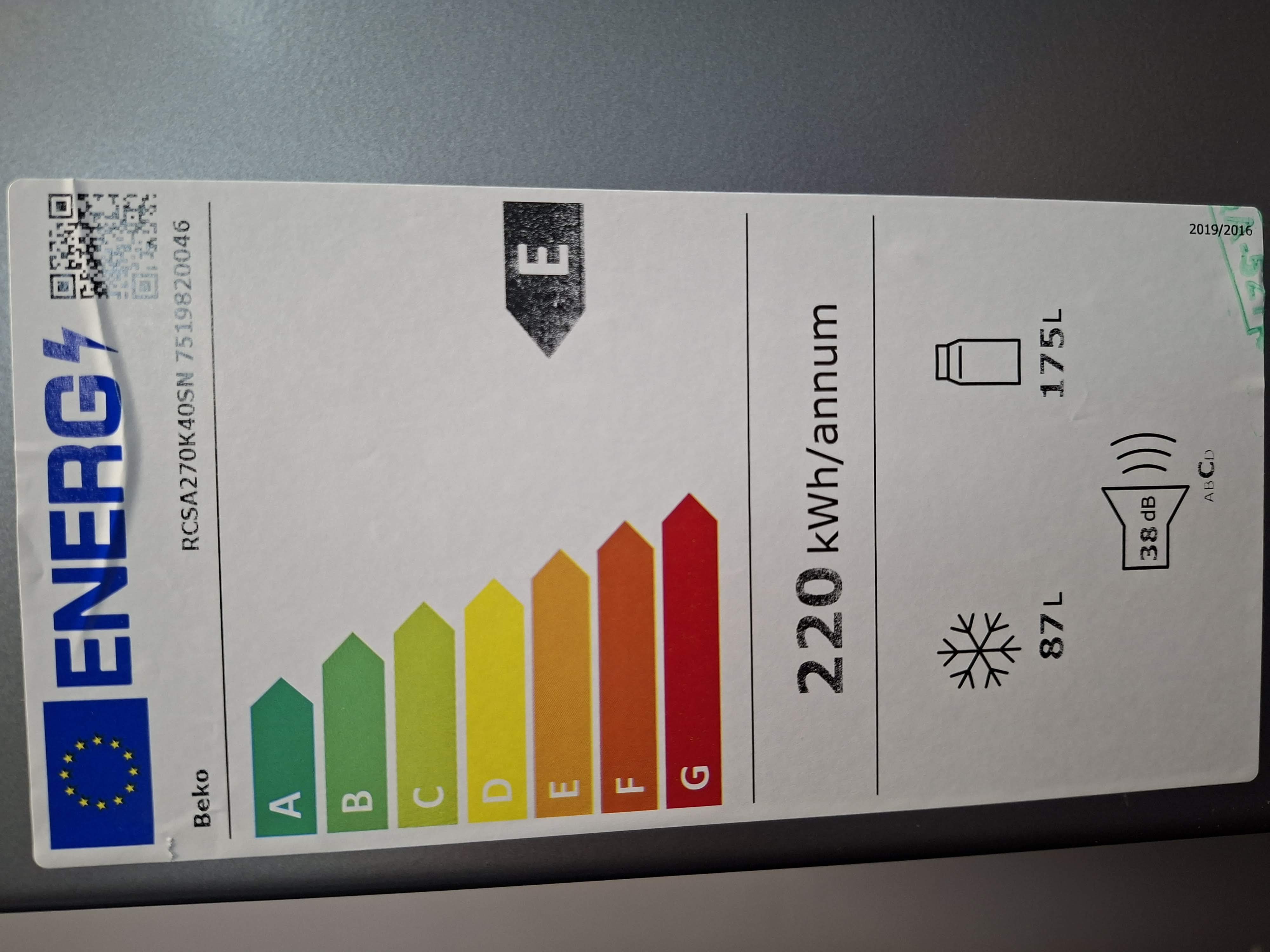Frižider Beko RCSA270K40SN , 171 cm