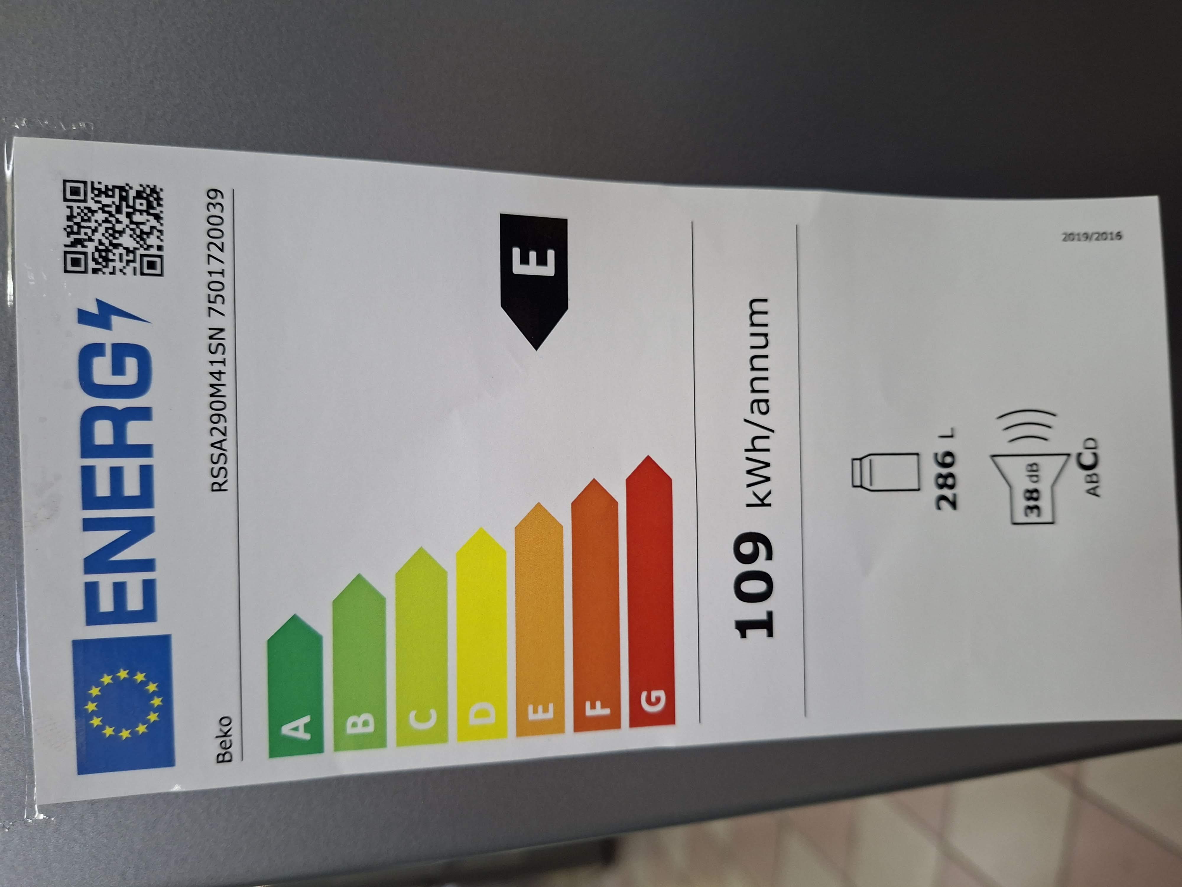 Frižider Beko RSSA290M41SN , 151 cm.