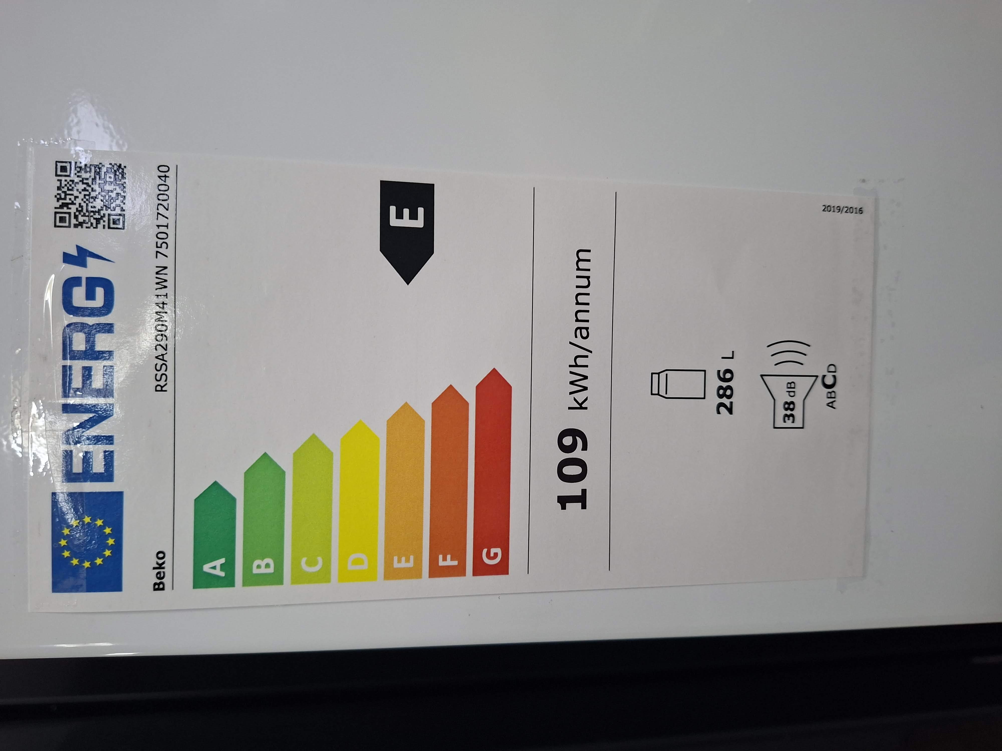 Frižider Beko RSSA290M41WN , 151 cm.