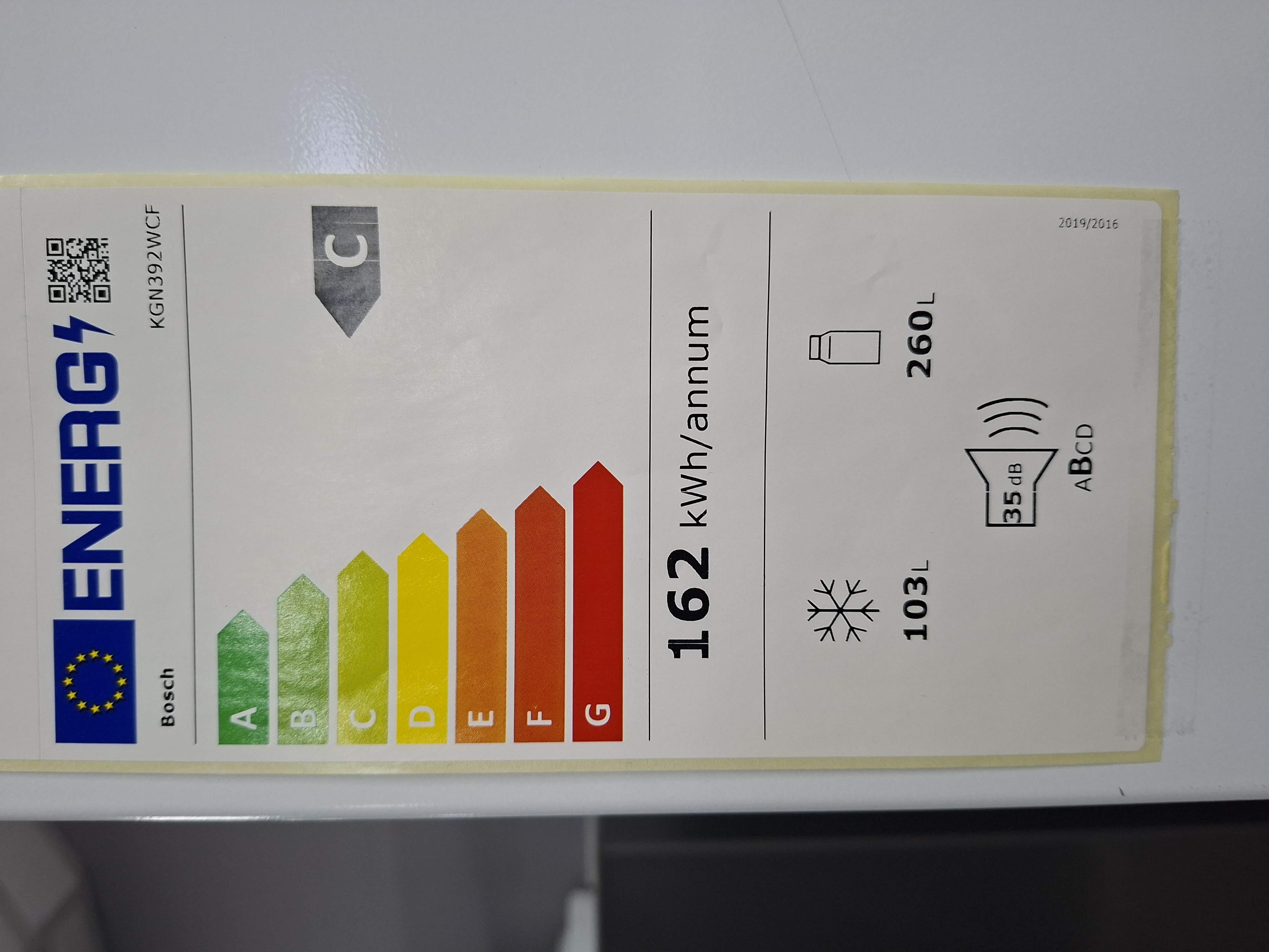 Frižider Bosch KGN392WCF , 203 cm