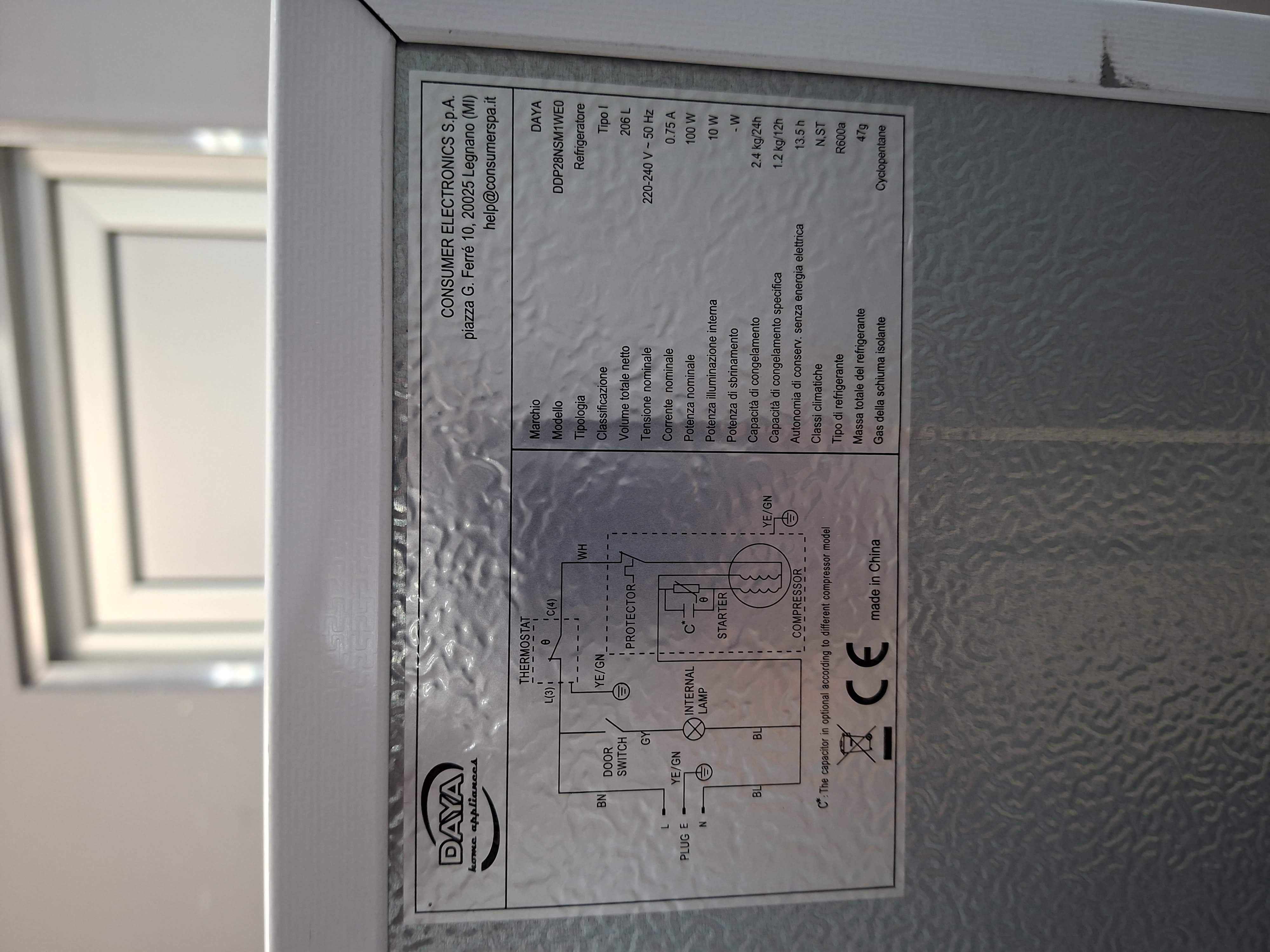 Frižider Daya DDP28NSM1WE0 (2) , 143 cm.