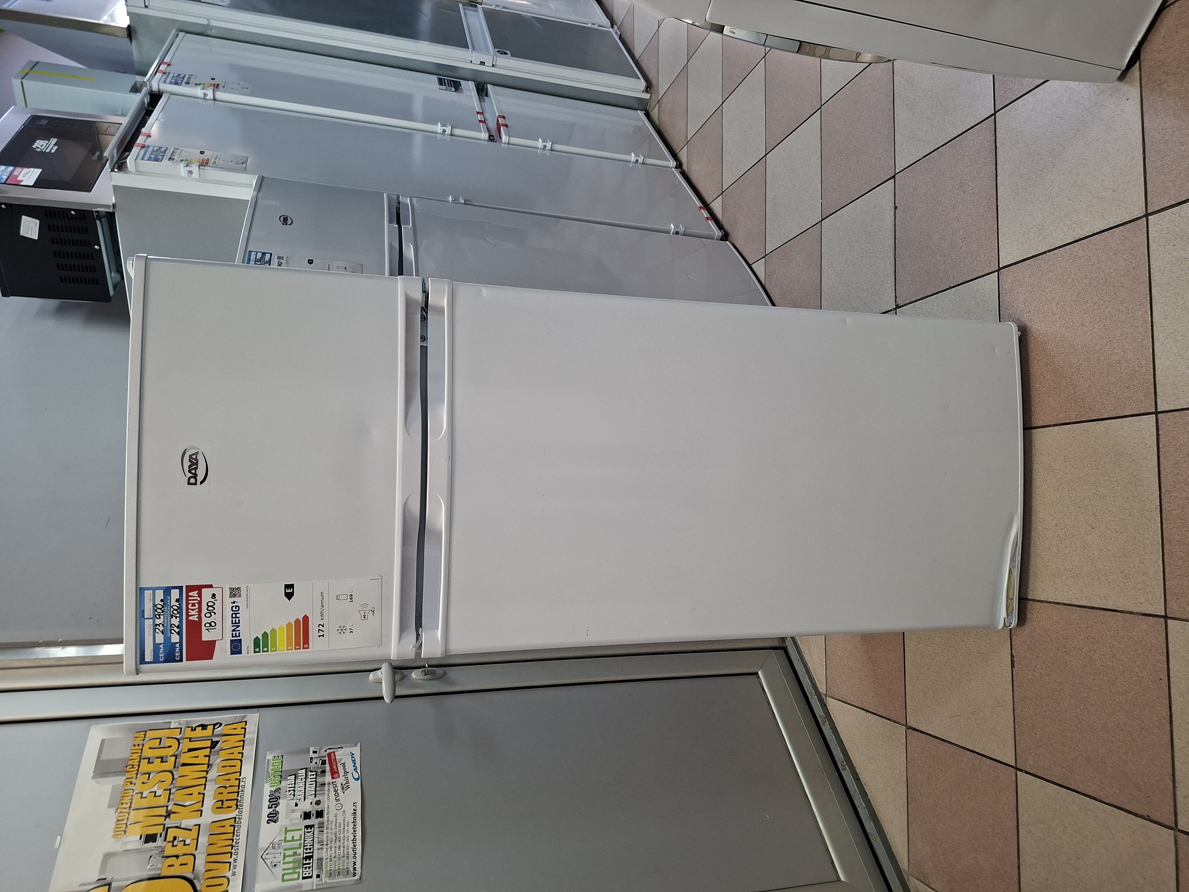 Frižider Daya DDP28NSM1WE0 (2) , 143 cm.