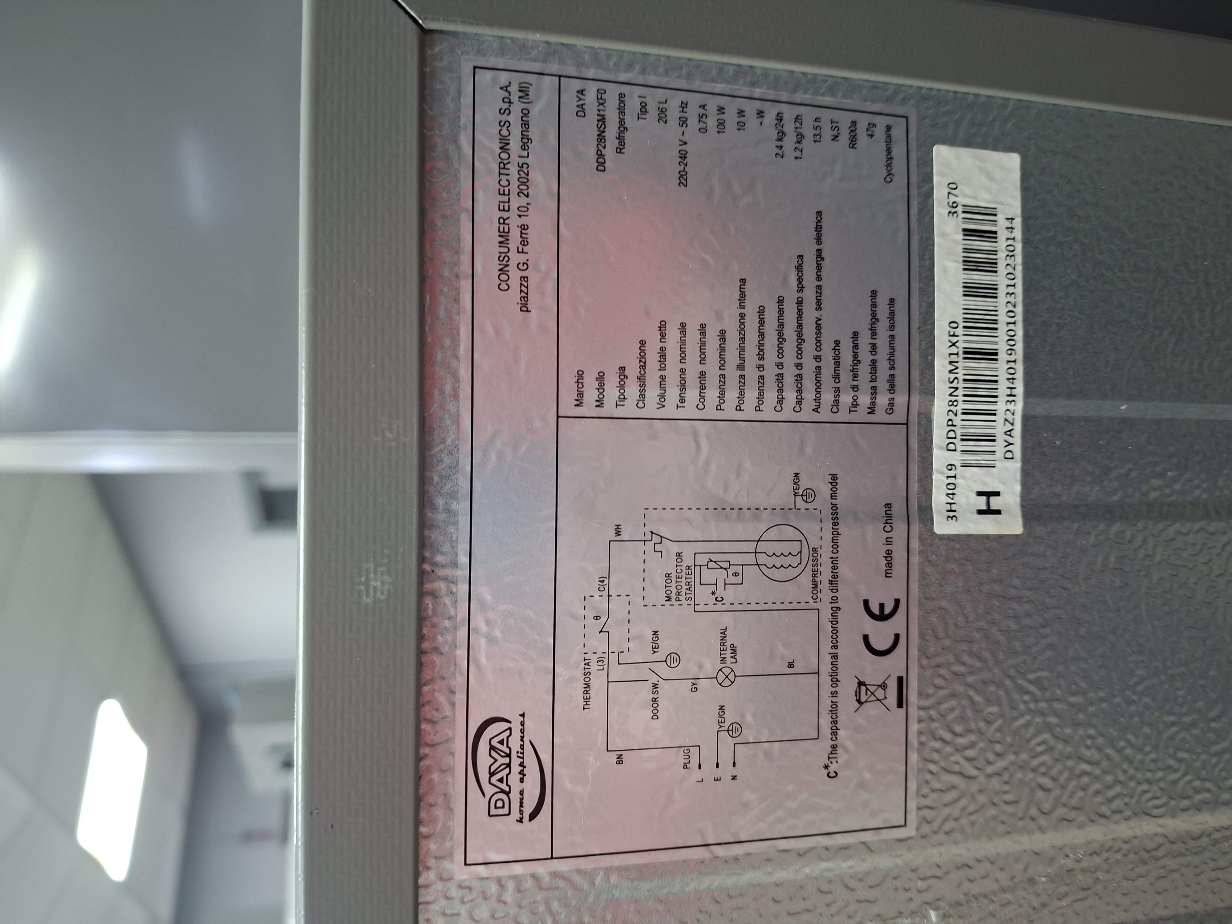 Frižider Daya DDP28NSM1XF0 , 143 cm.