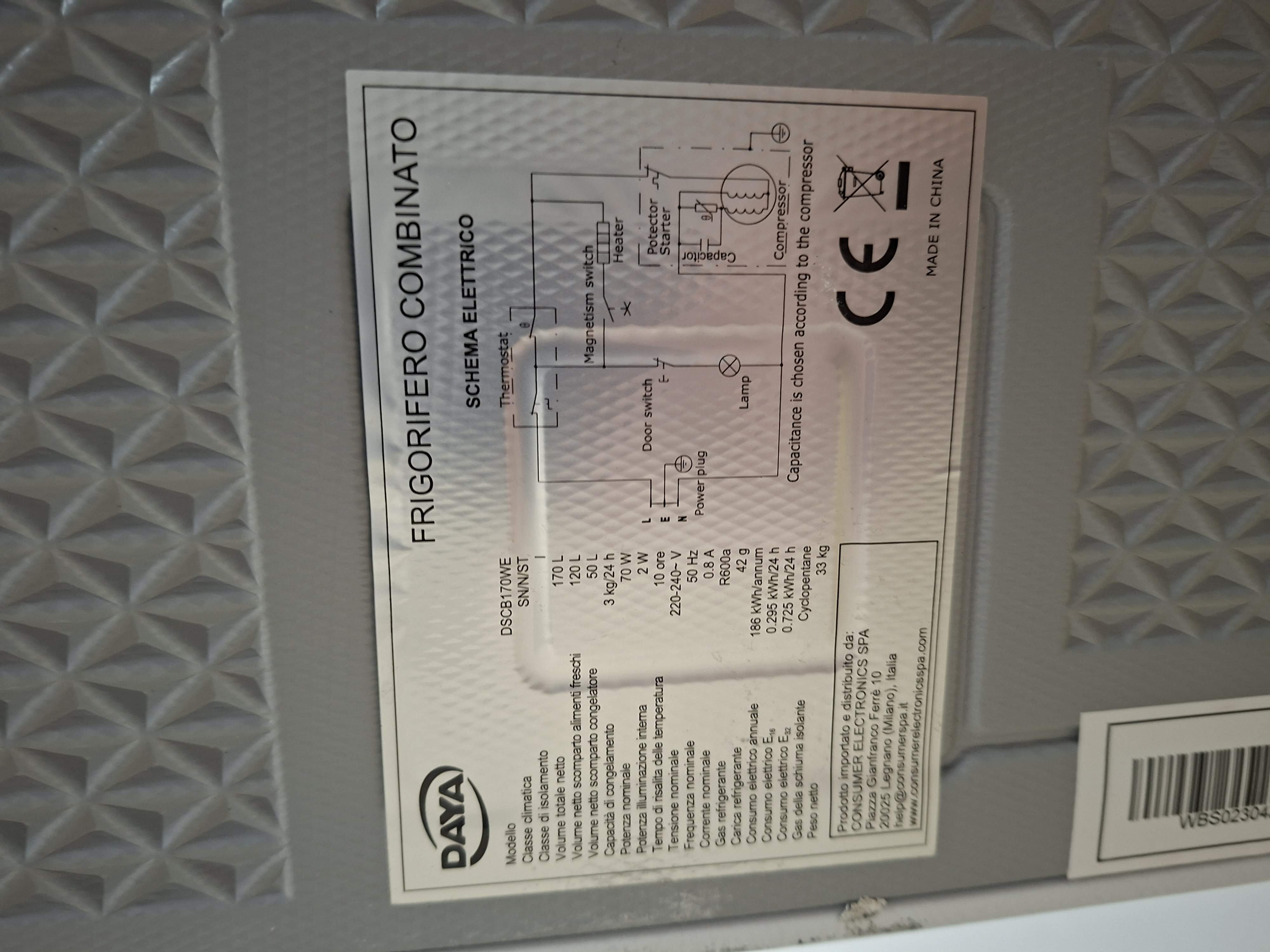 Frižider Daya DSCB170WE (2), 152cm