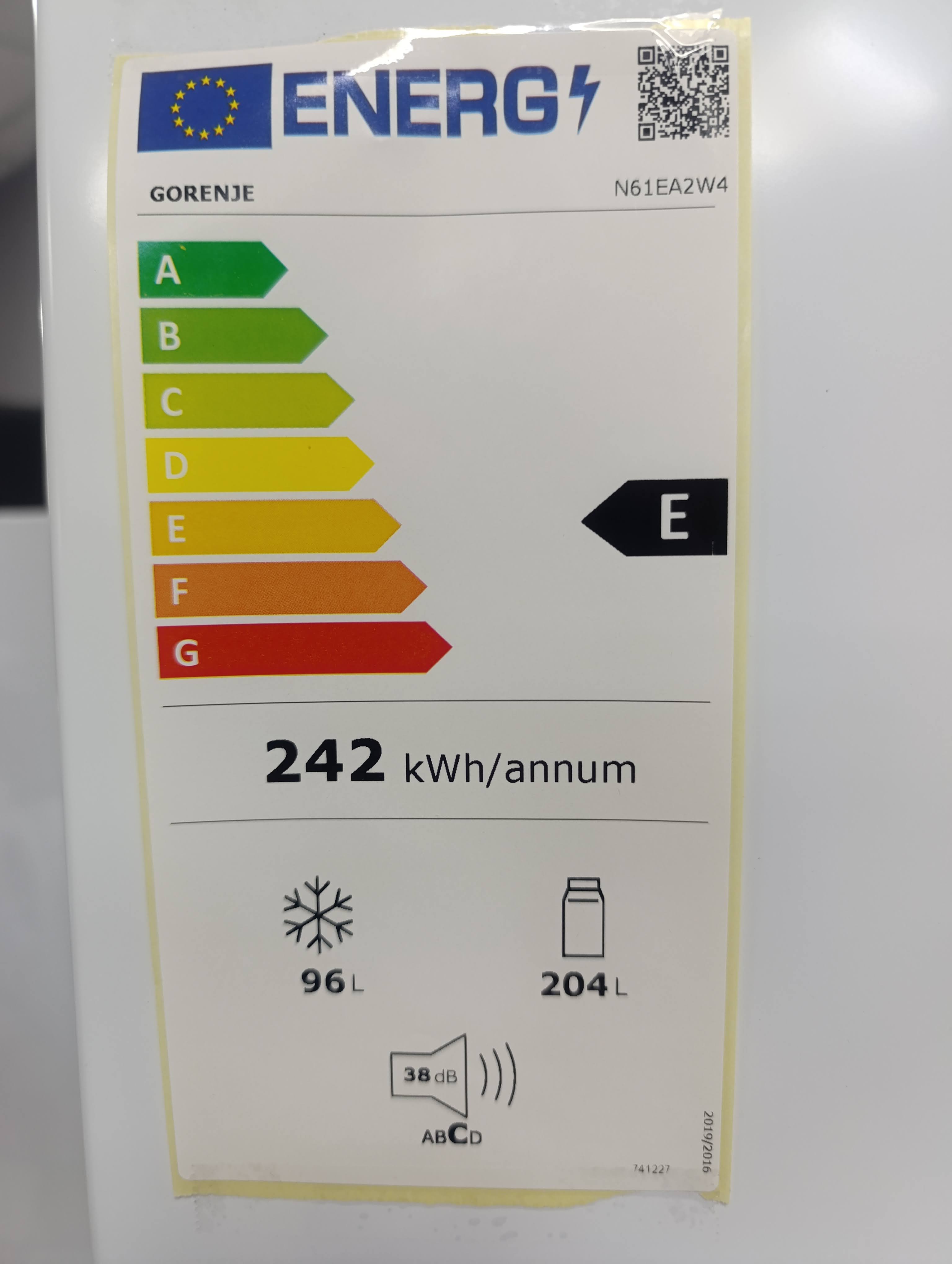 Frižider Gorenje N61EAW4 , 185cm.