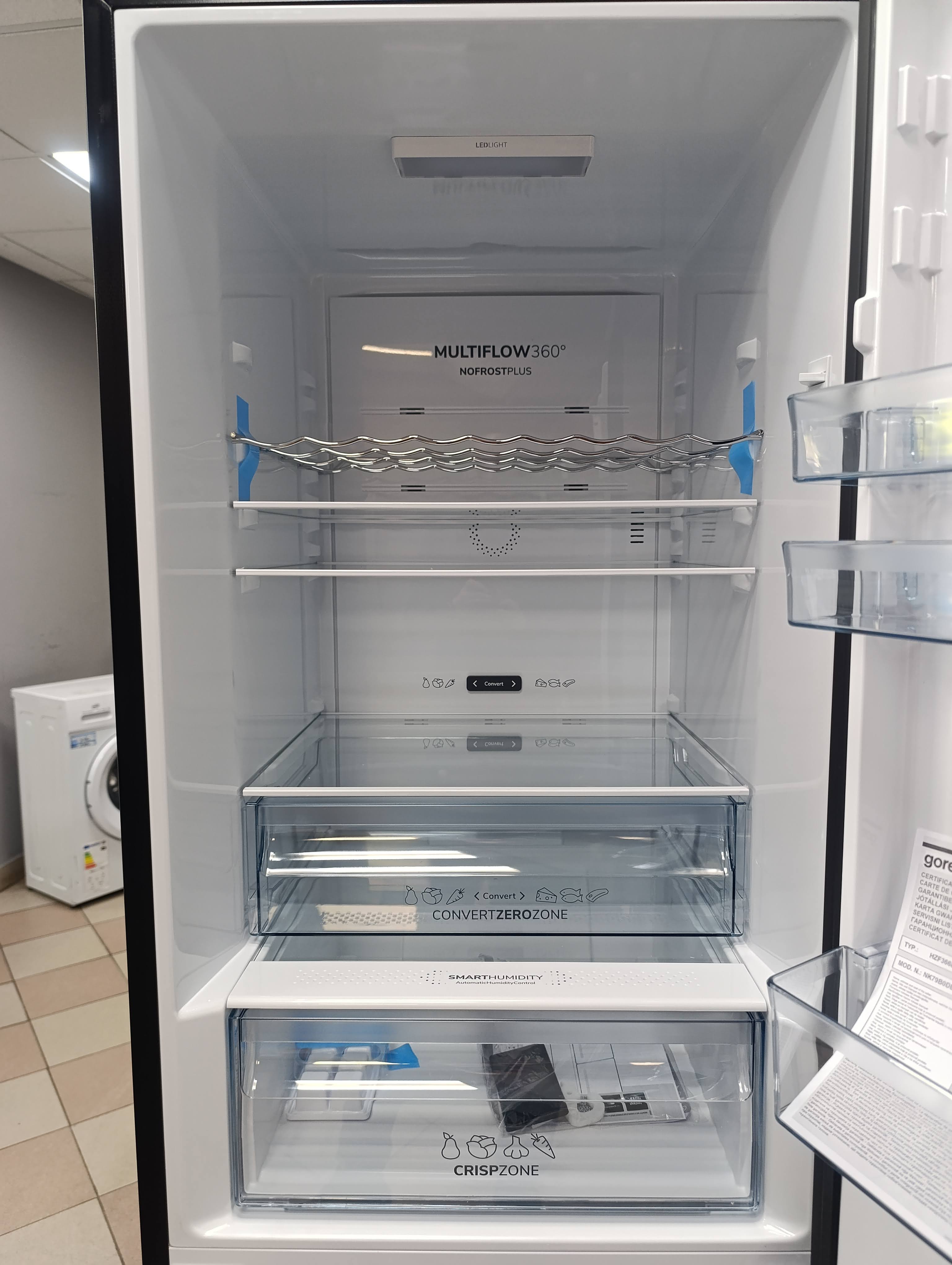 Frižider Gorenje NK79B0DBK, 185cm.