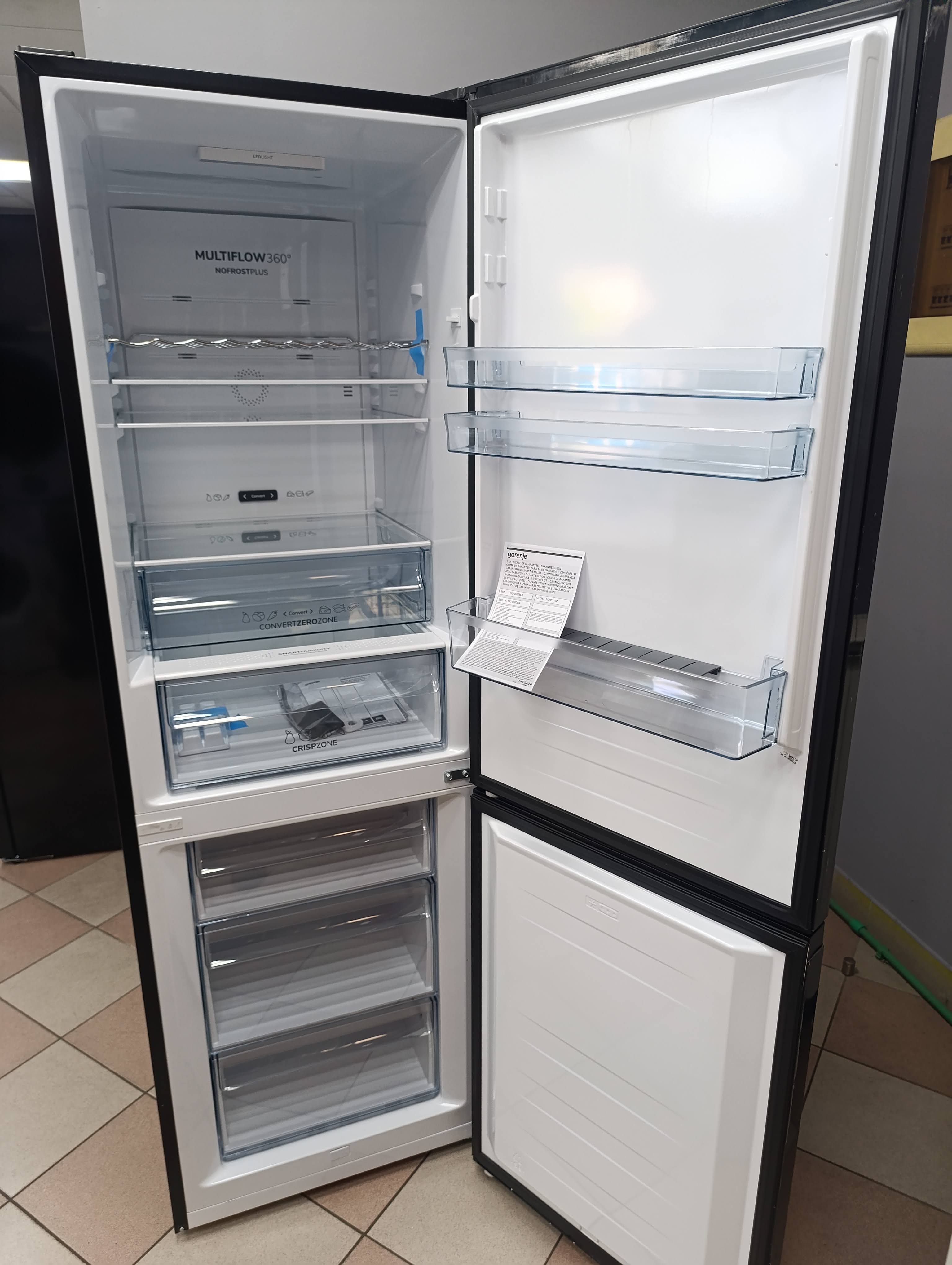 Frižider Gorenje NK79B0DBK, 185cm.