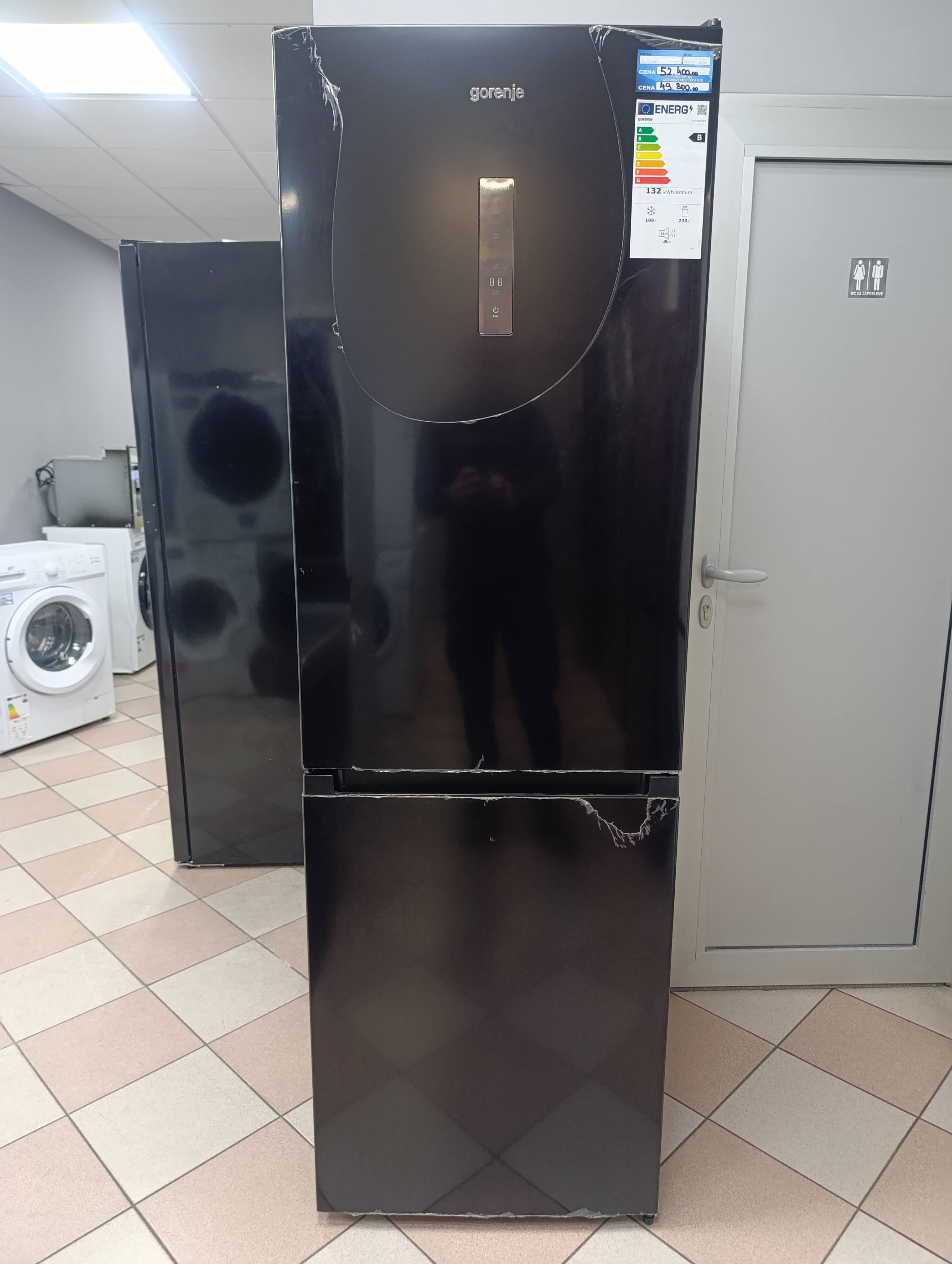 Frižider Gorenje NK79B0DBK, 185cm.