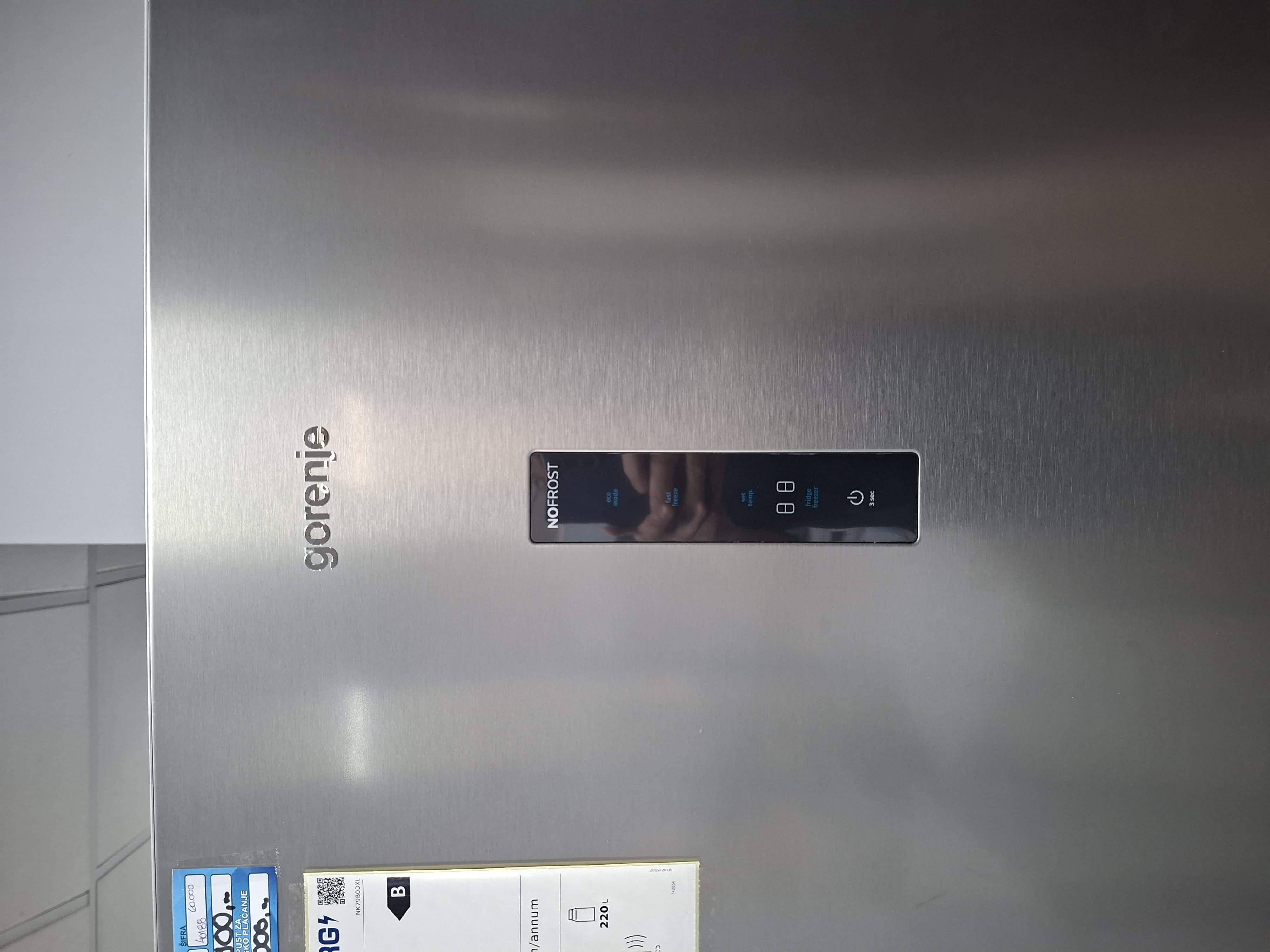 Frižider Gorenje NK79B0DXL , 185cm.