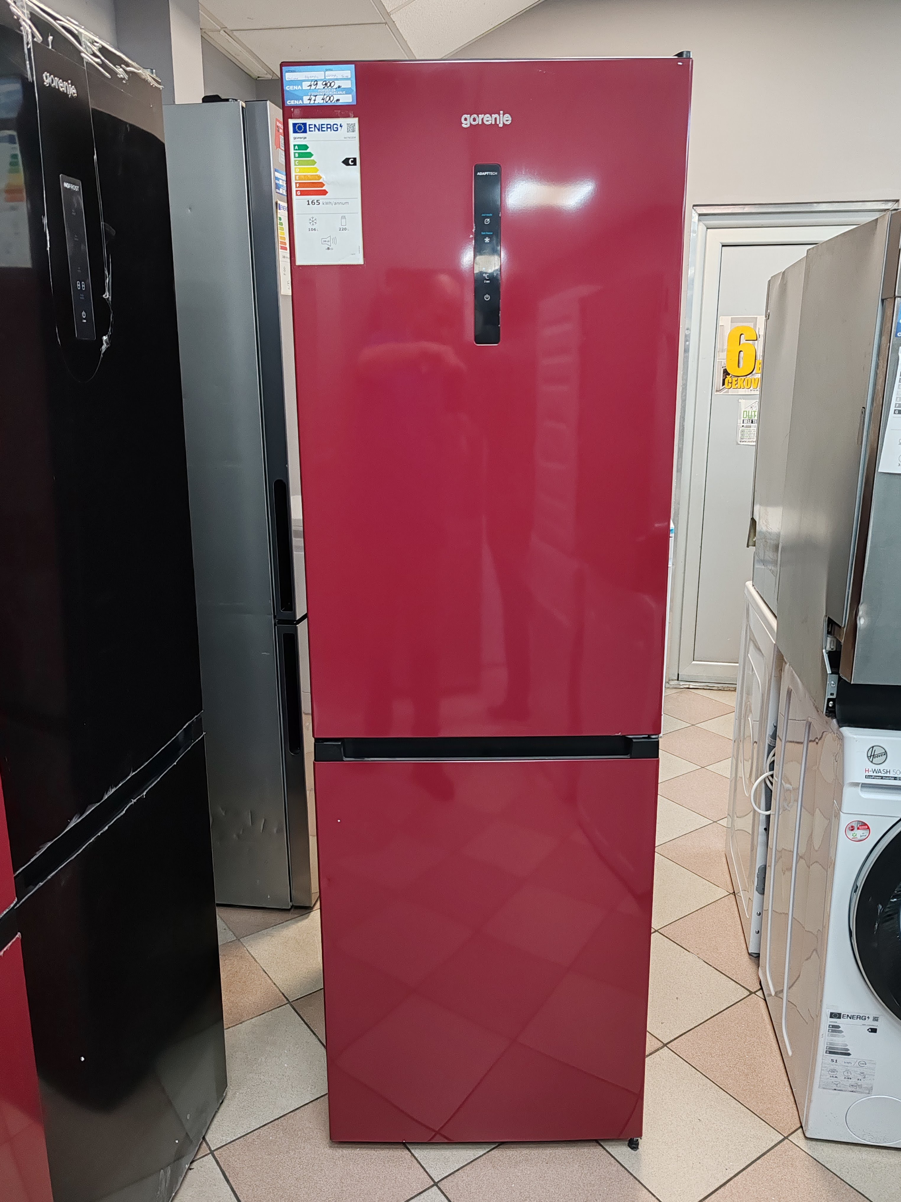 Frižider Gorenje NK79C0DR , 185cm.
