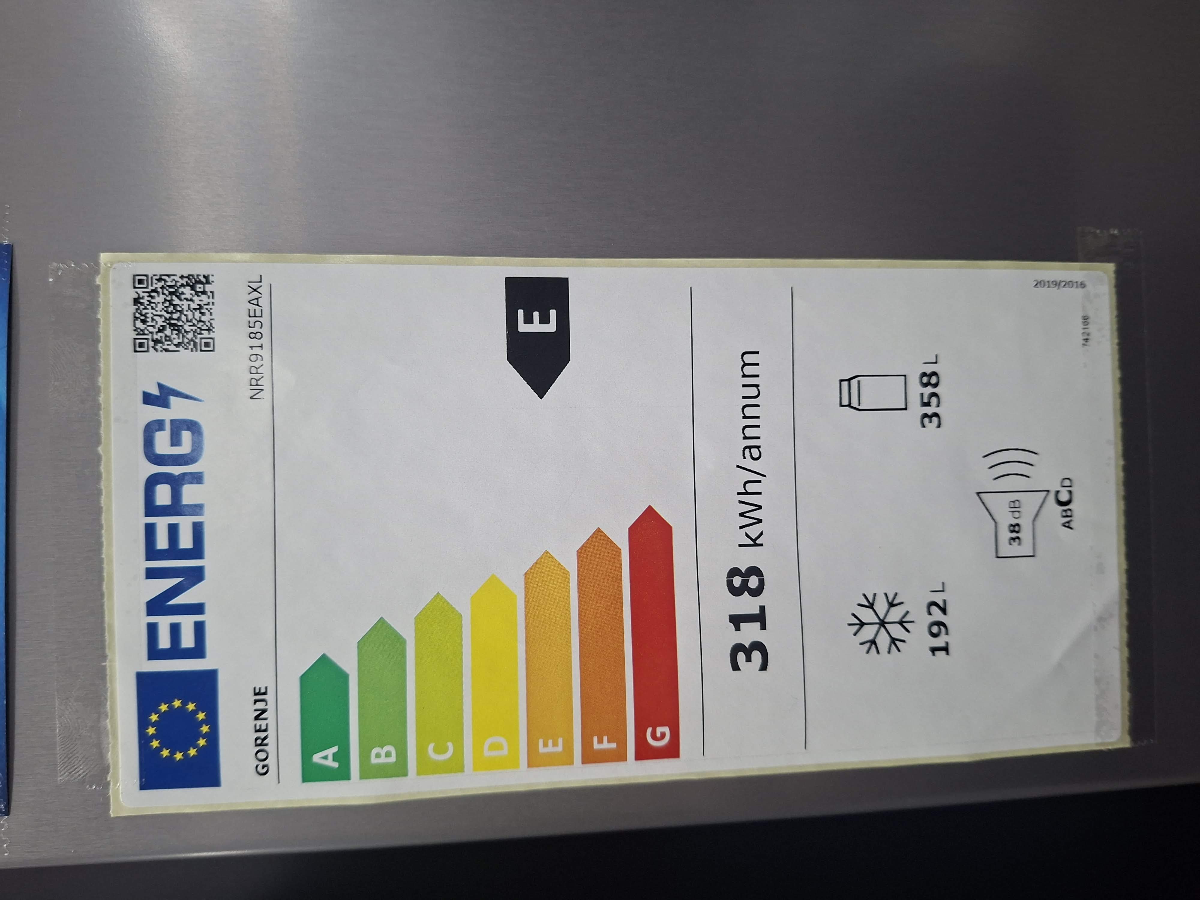 Frižider Gorenje NRR9185EAXL,Side by Side , 179 cm.