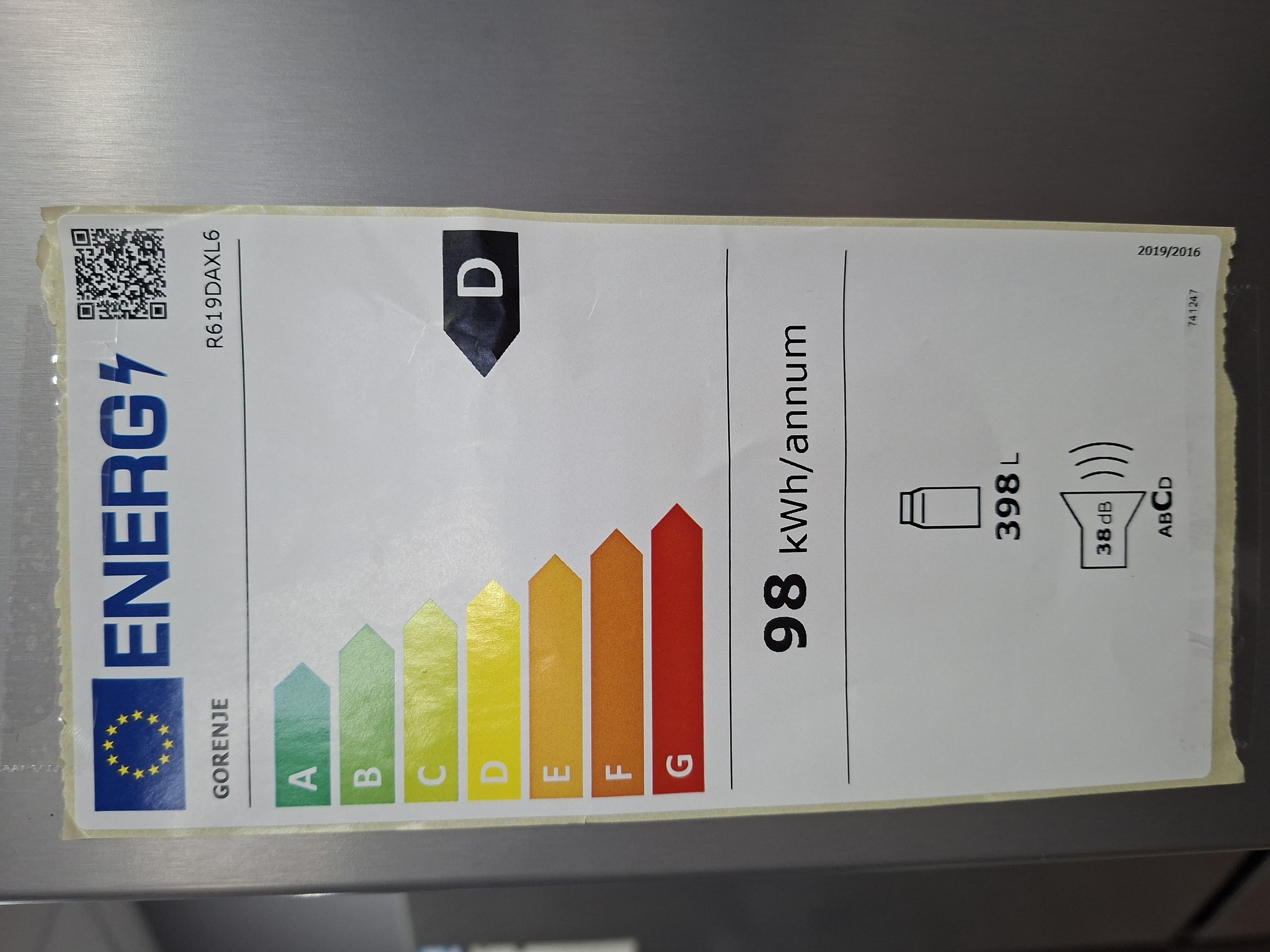 Frižider Gorenje  R619DAXL6 (2) , 185 cm.