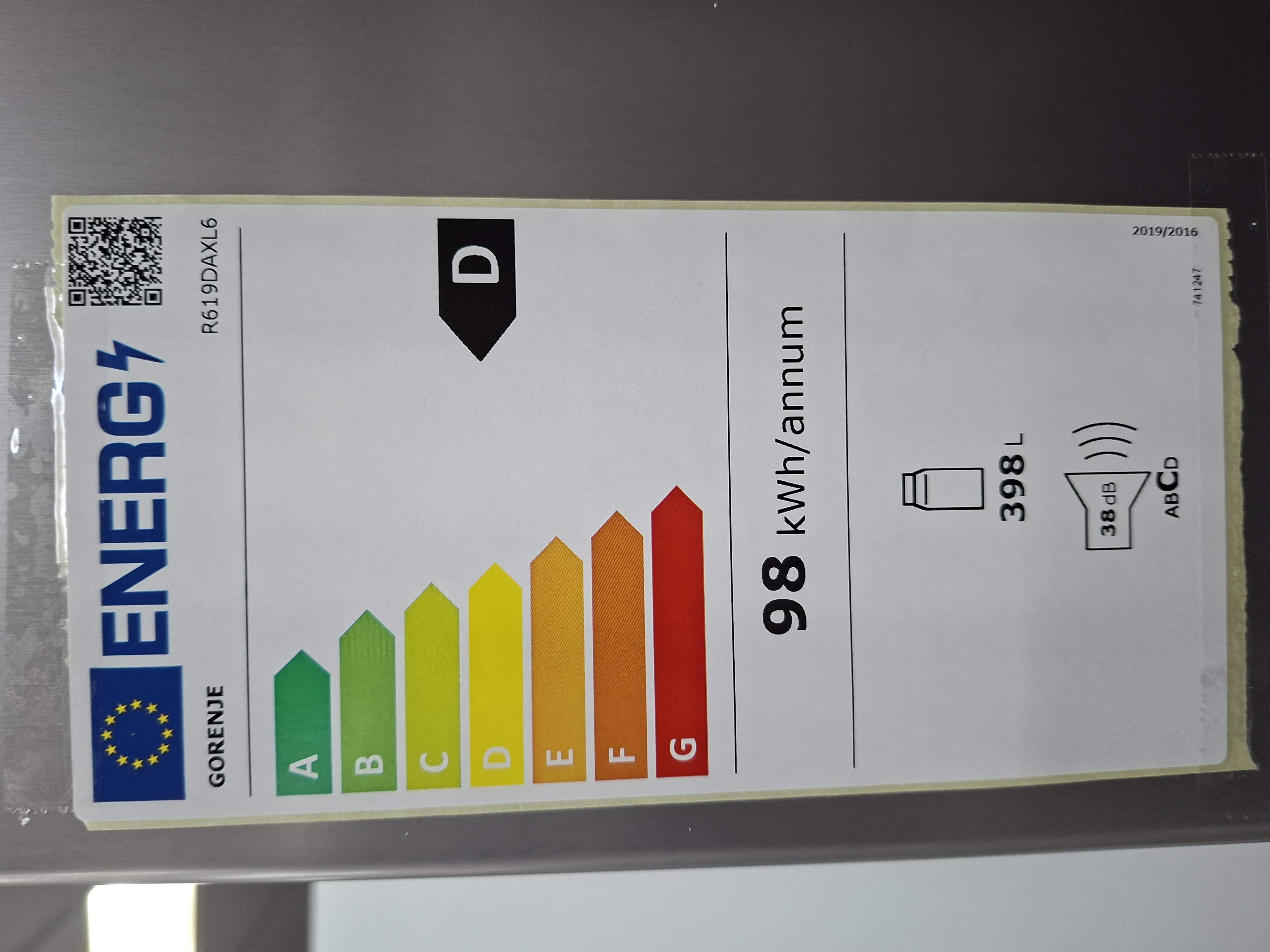 Frižider Gorenje R619DAXL6, 185 cm.