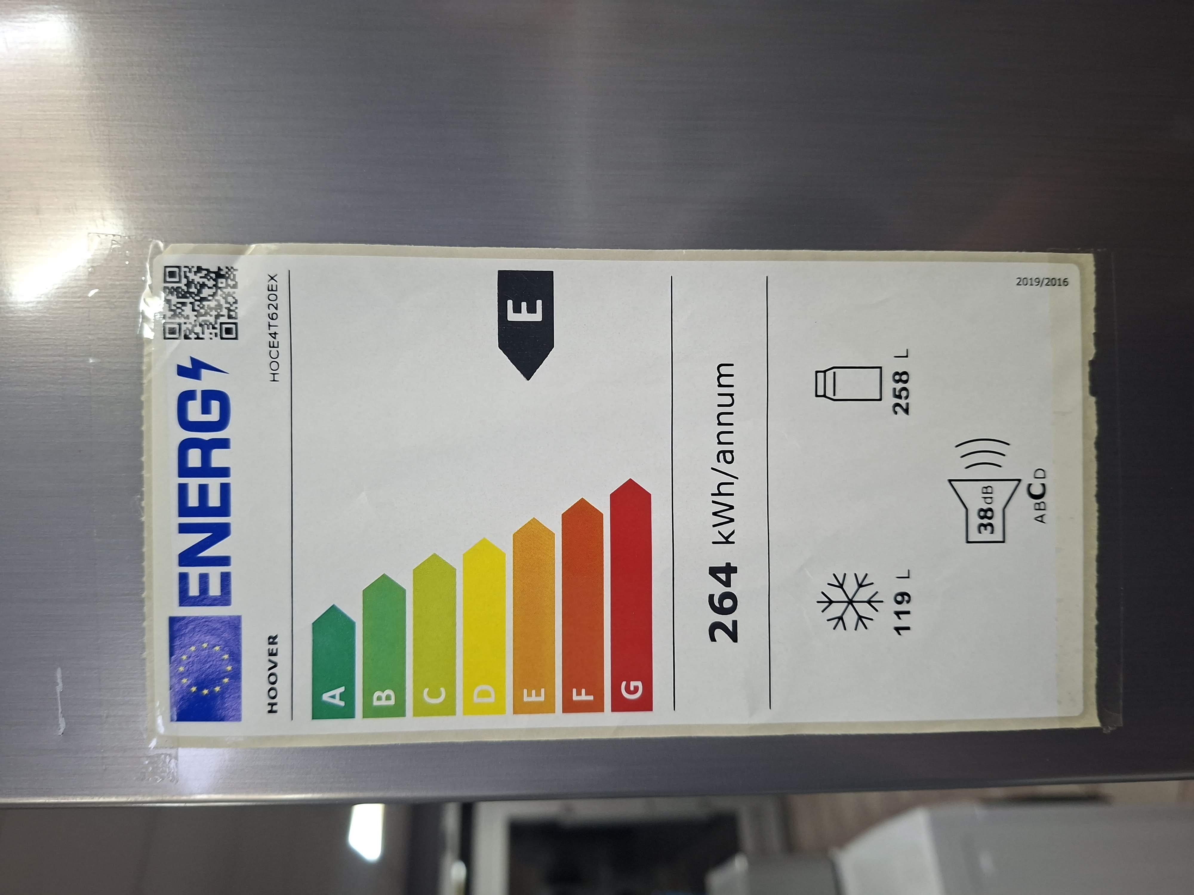 Frižider Hoover  HOCE4T620EX , 200 cm.