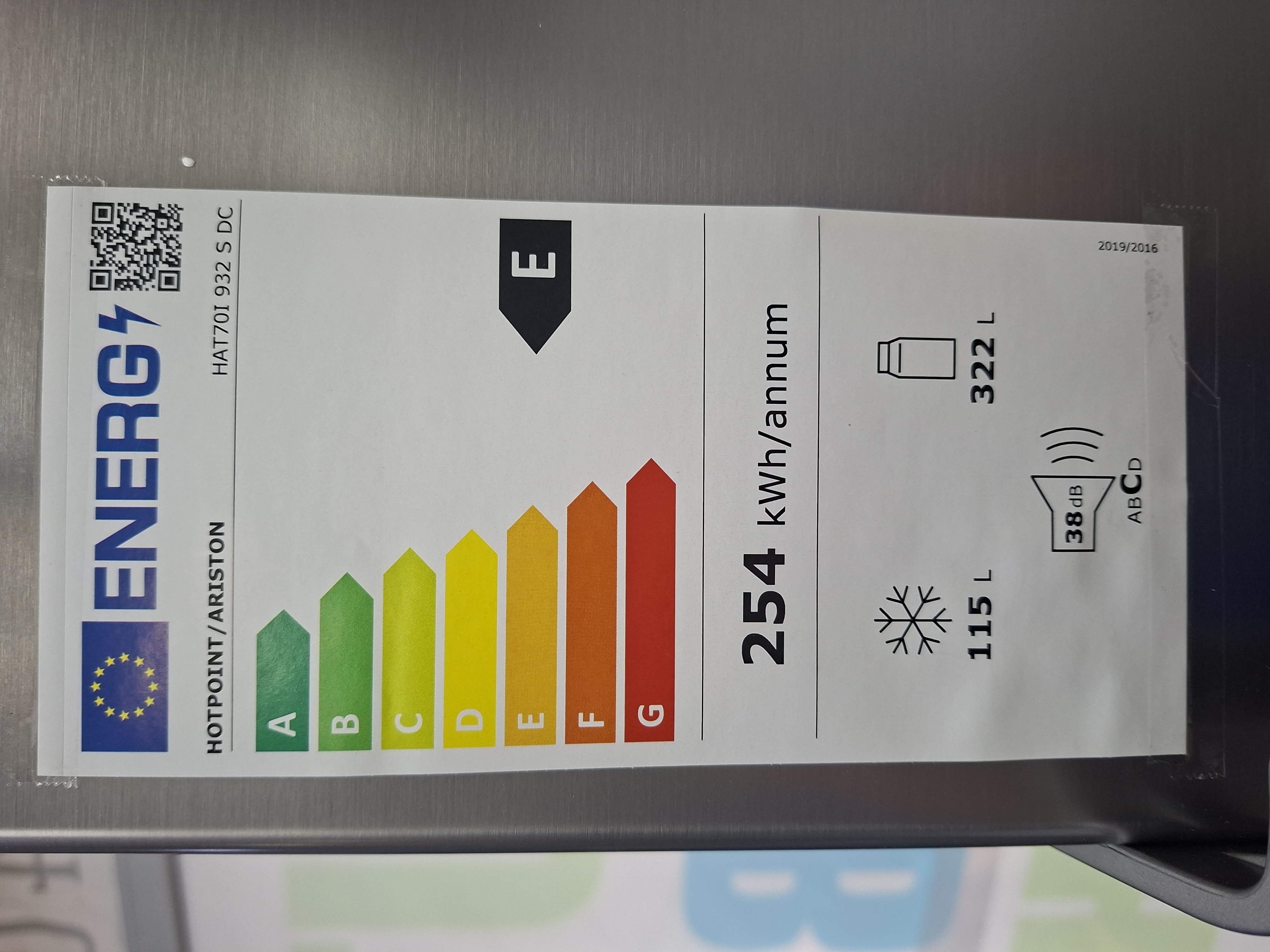 Frižider Hotpoint Ariston HAT70I 932 S DC , 185 cm