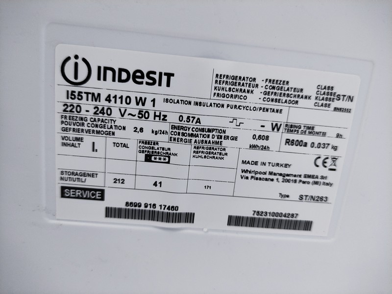 Frižider Indesit I55TM 4110 W 1 (3), 144cm