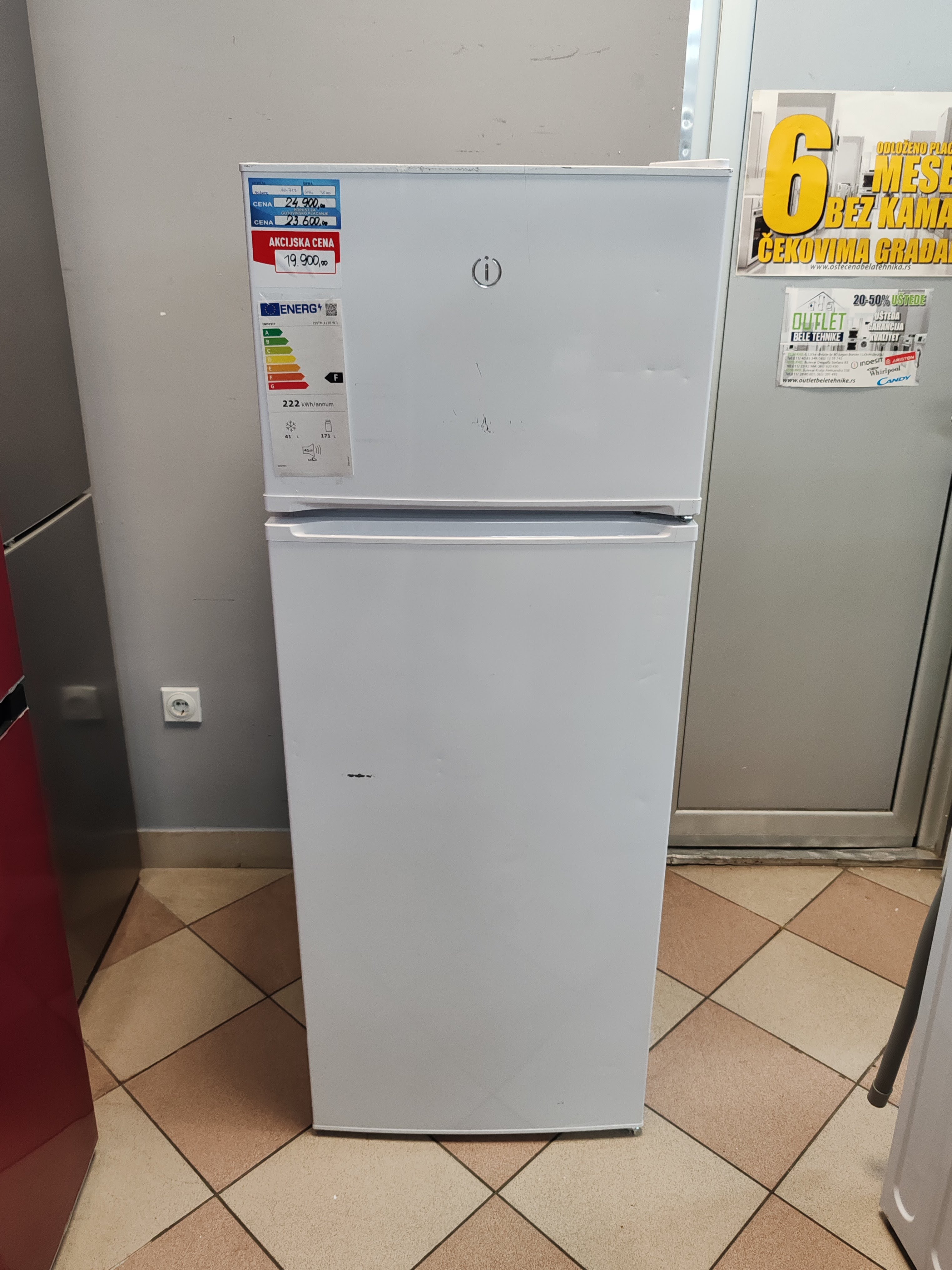 Frižider Indesit I55TM 4110 W 1, 144cm