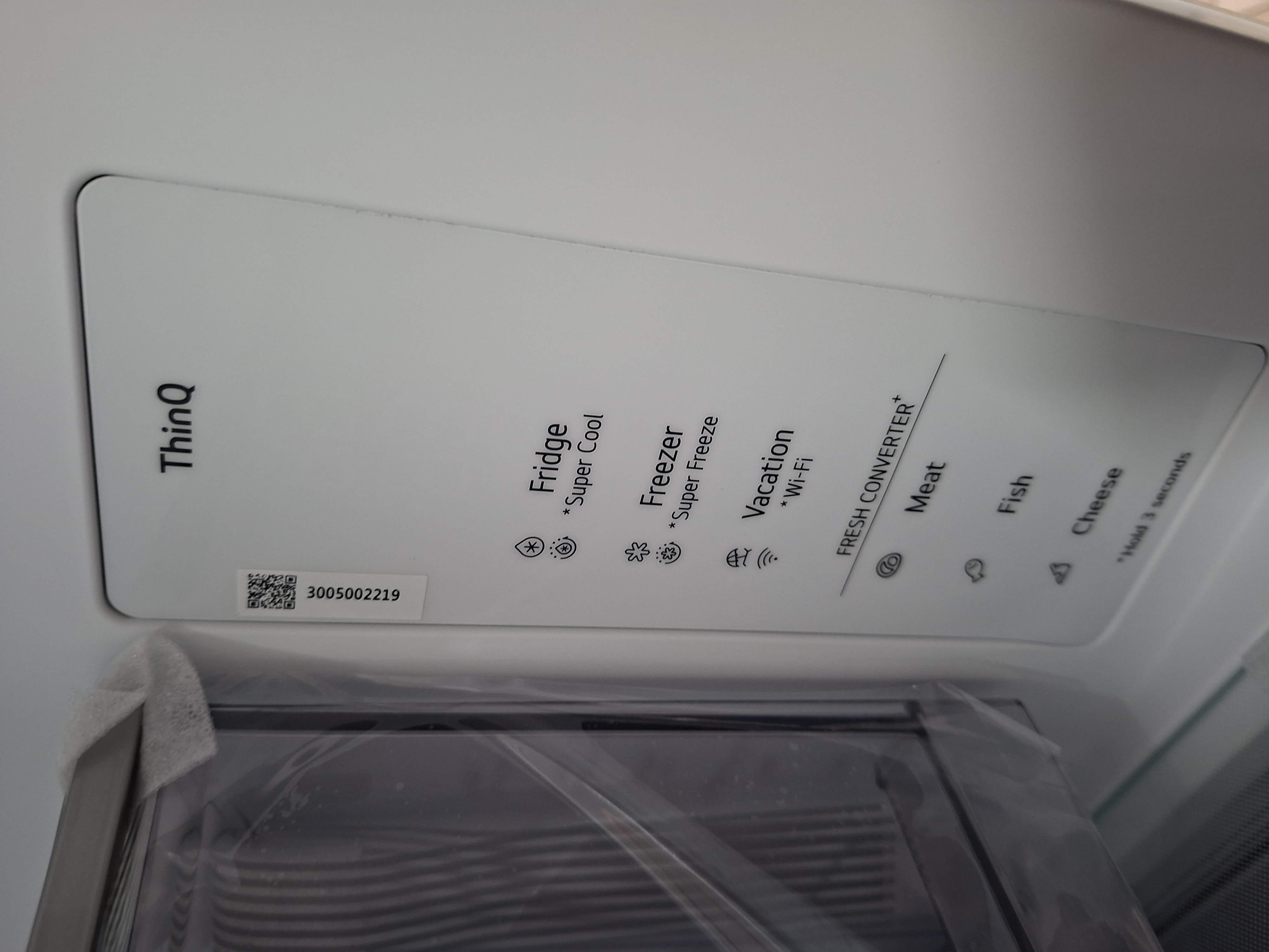 Frižider LG GBBSJ1CCPY, 186cm