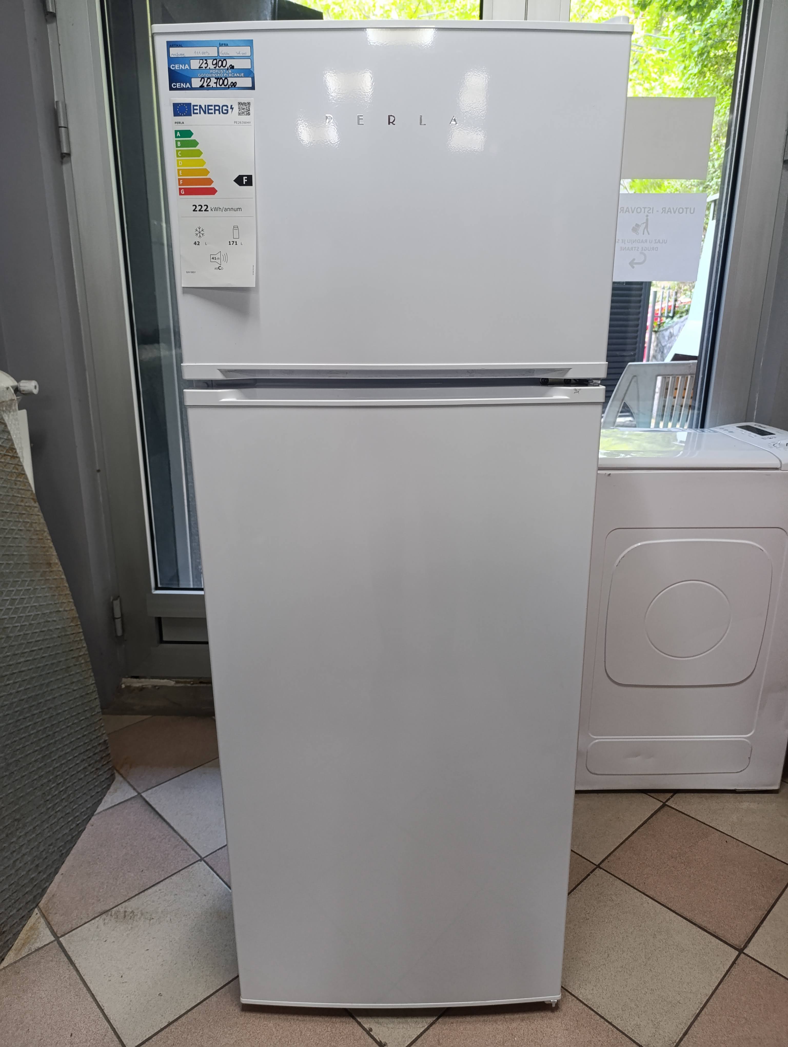 Frižider Perla PE263WHY , 144 cm.