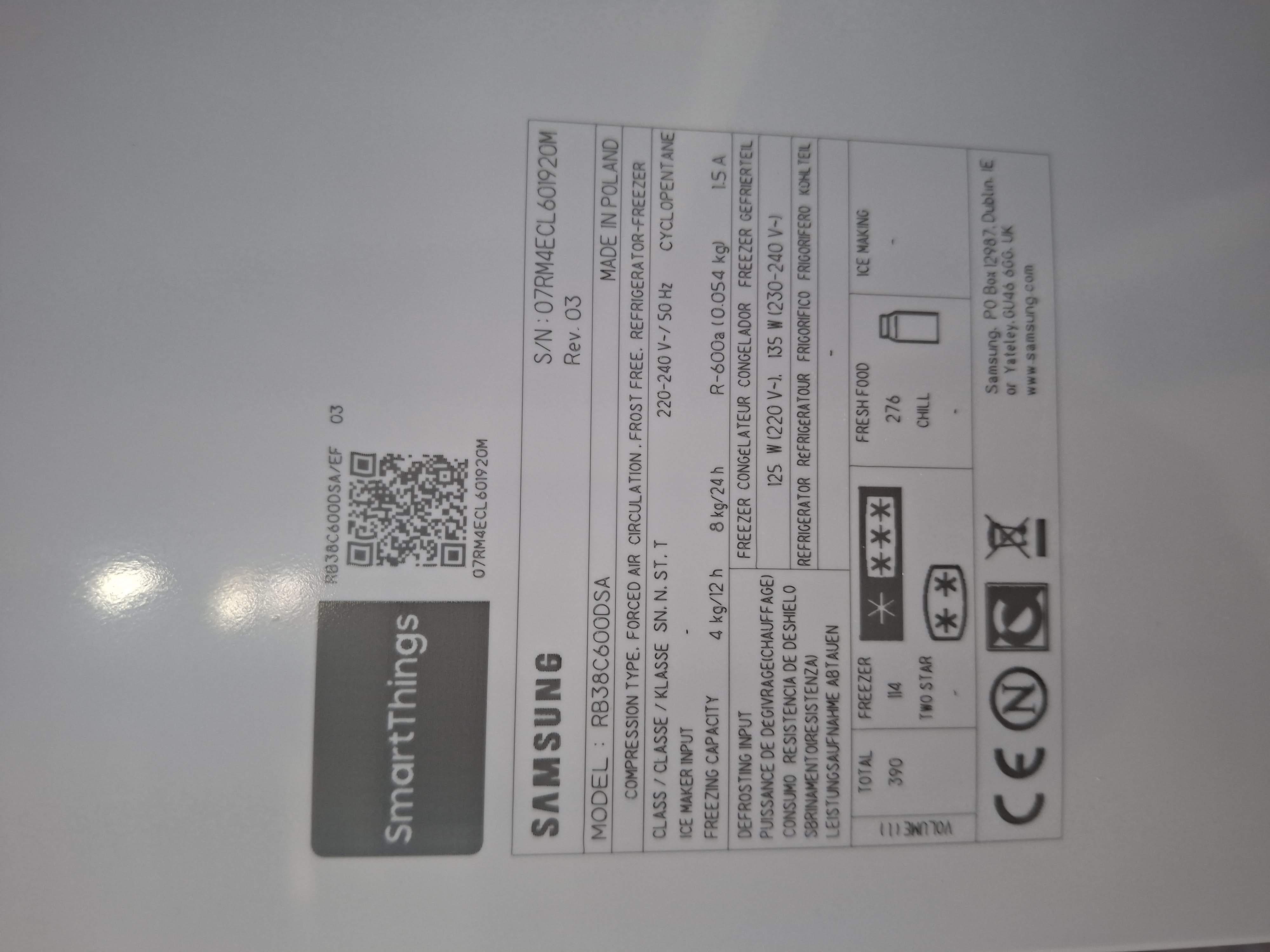 Frižider Samsung RB38C600DSA, 203 cm