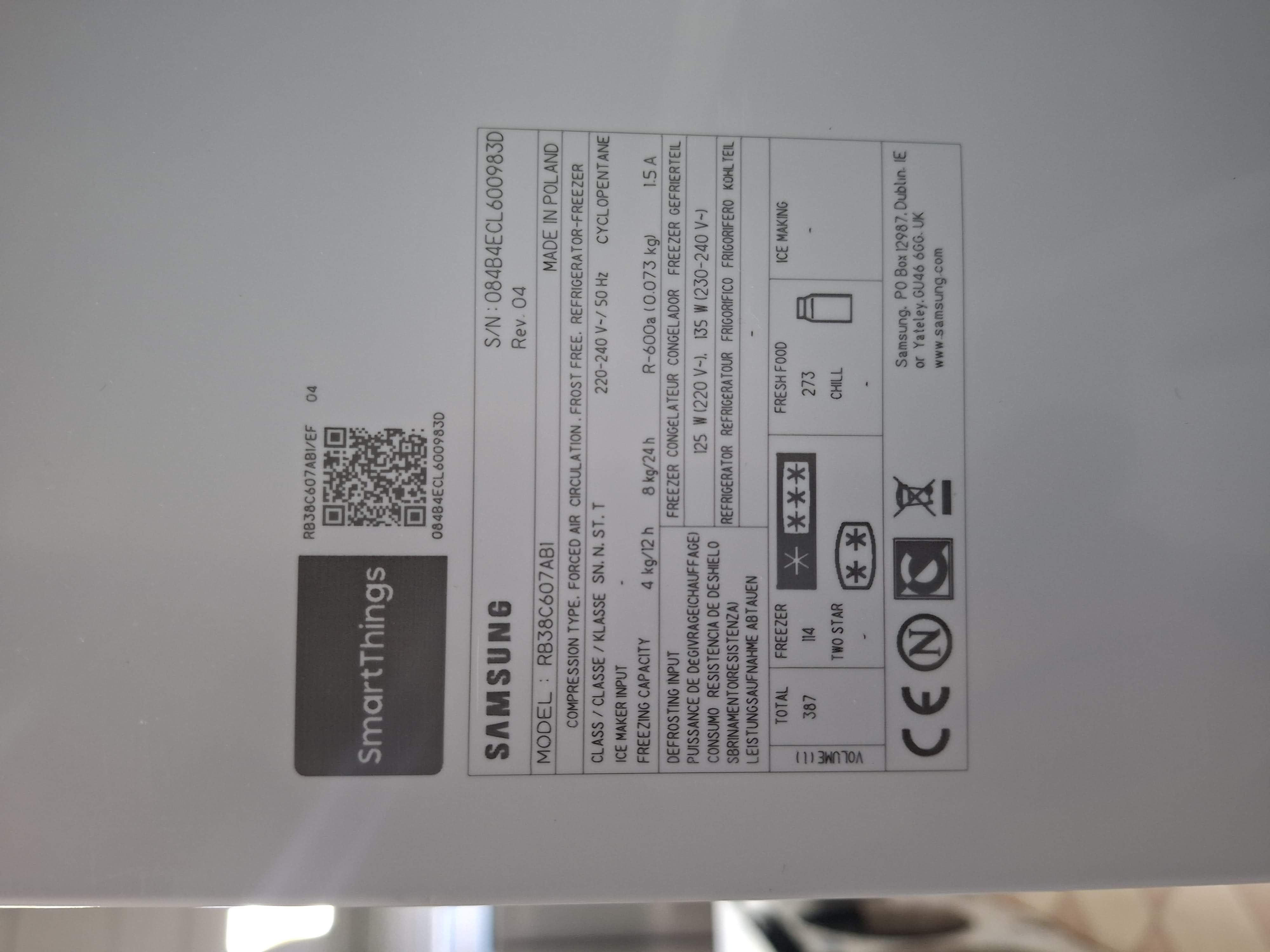 Frižider Samsung RB38C607AB1 (2), 203 cm