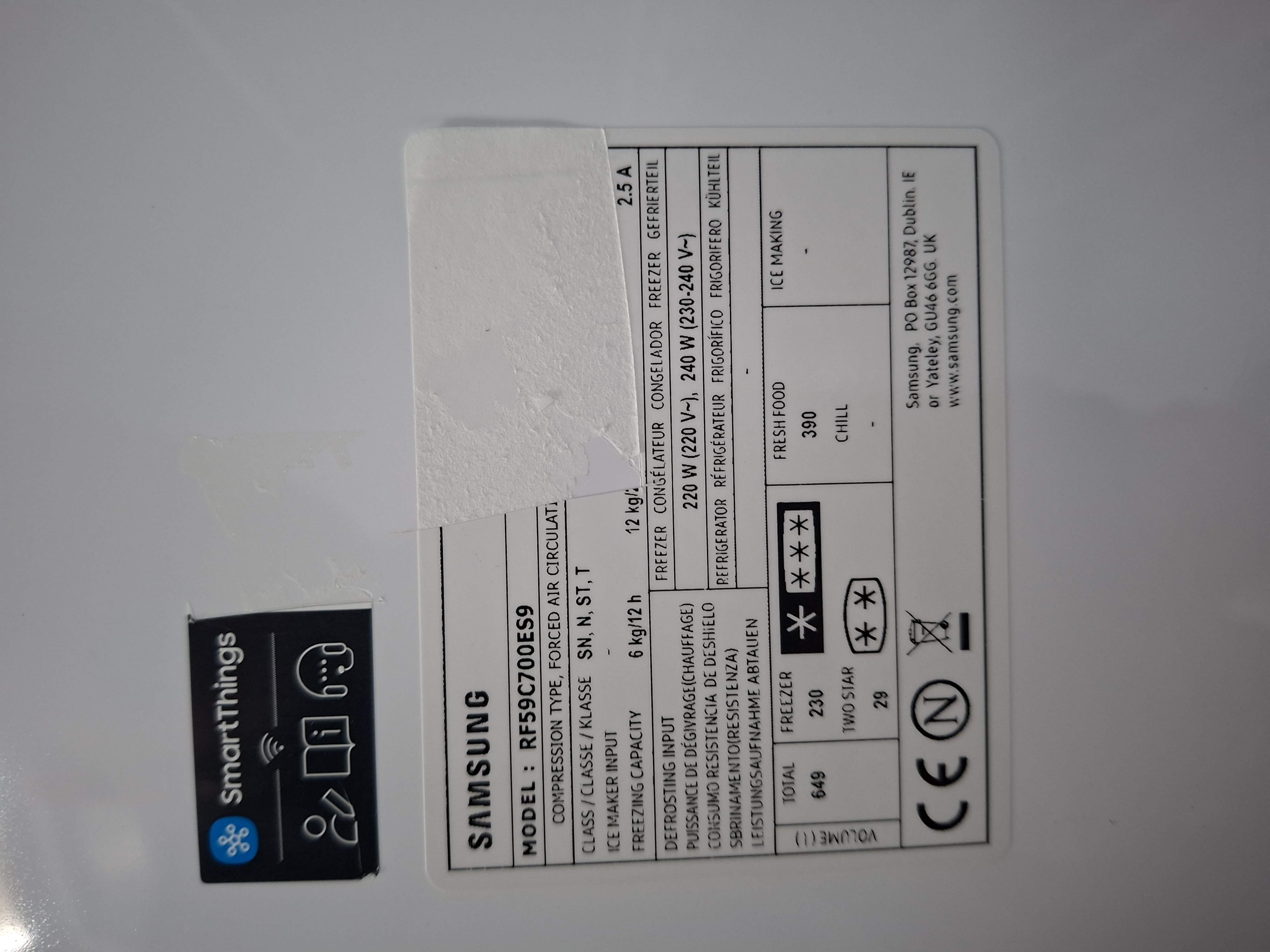 Frižider Samsung RF59C700ES9, 91cm.