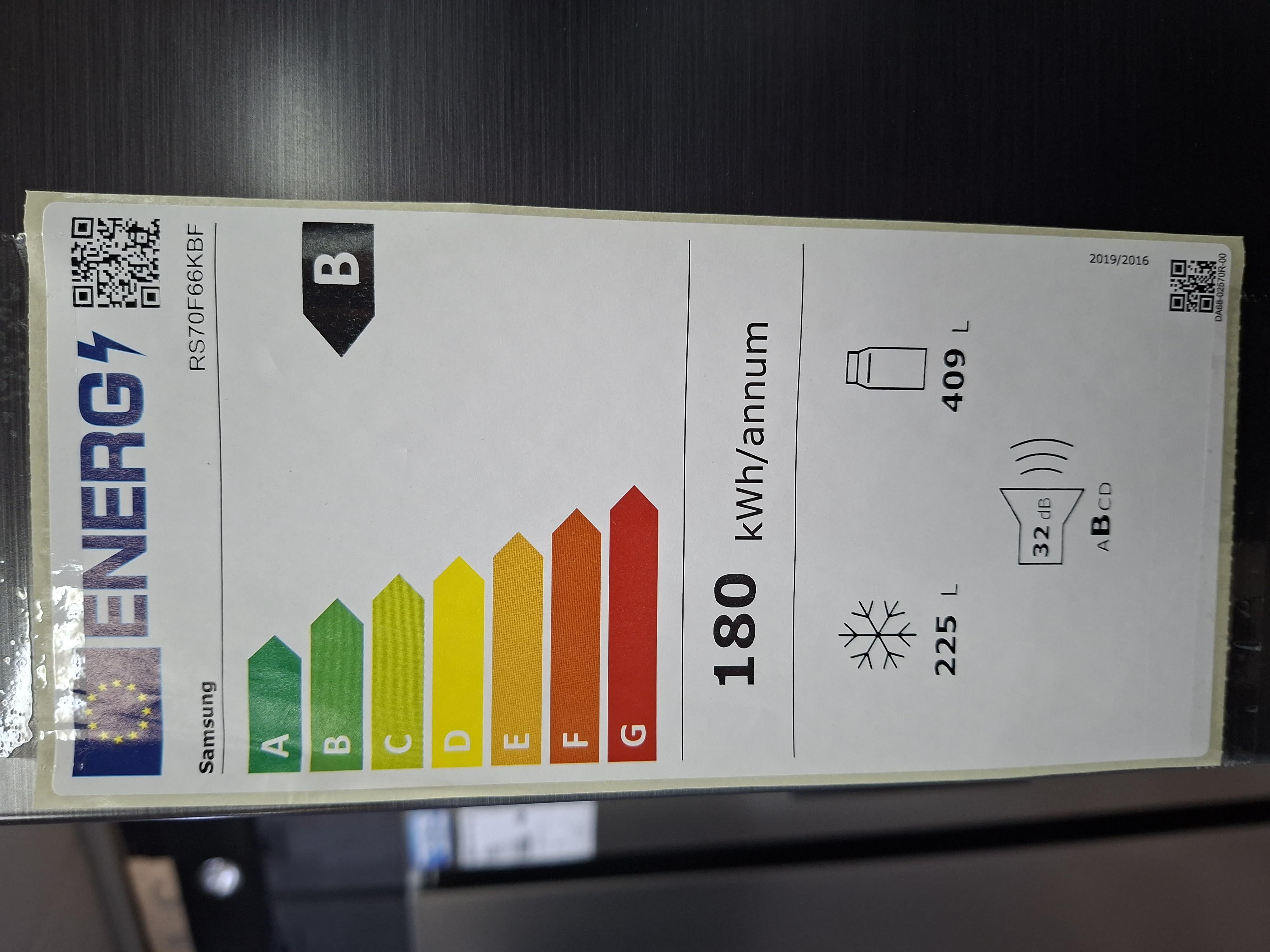 Frižider Samsung RS70F66KBF, Side by Side