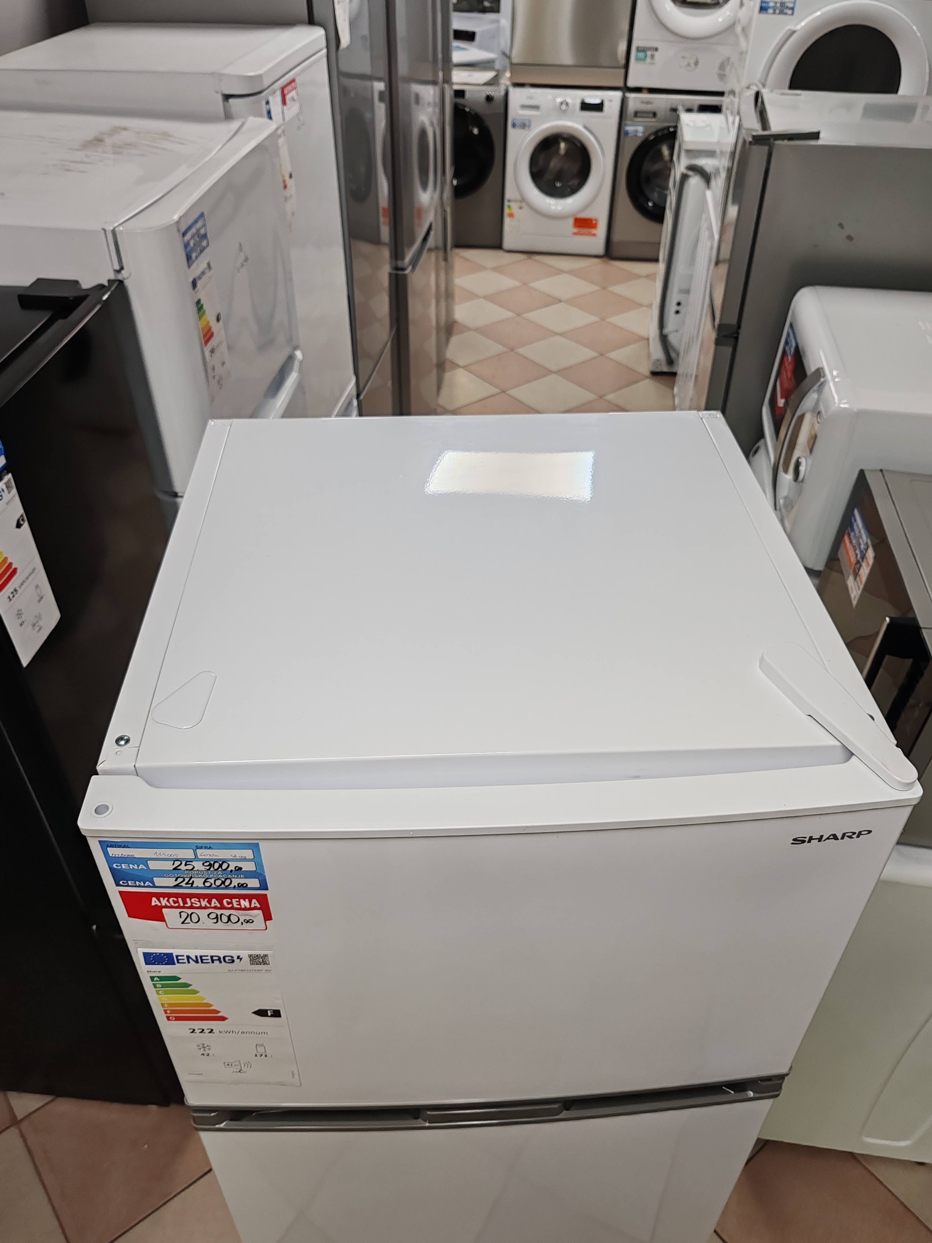 Frižider Sharp SJ-FTB01ITXWF-EU , 144 cm.
