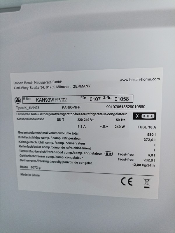 Frižider Side by Side Bosch KAN93VIFP