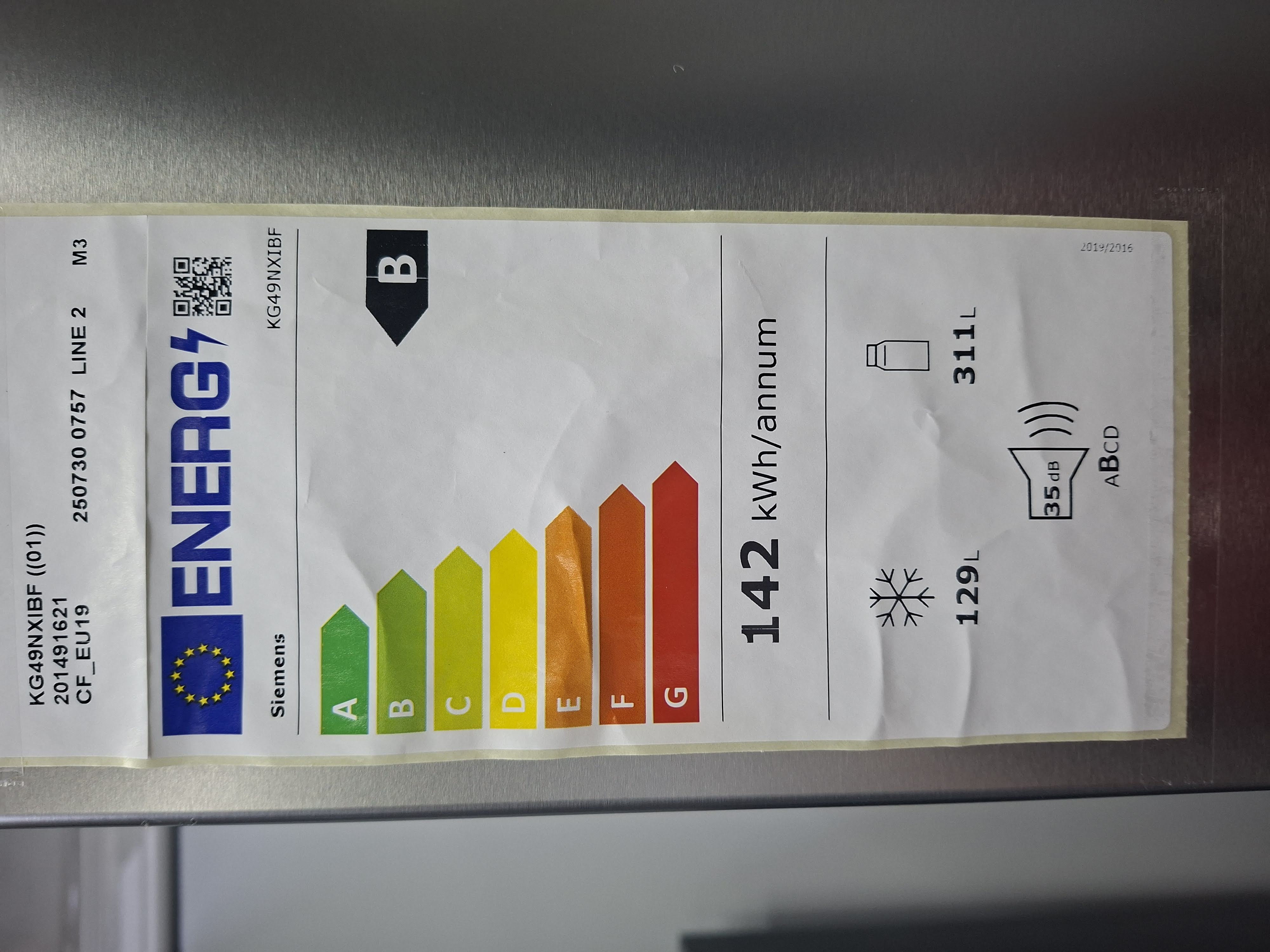 Frižider Siemens KG49NXIBF, 70x203cm