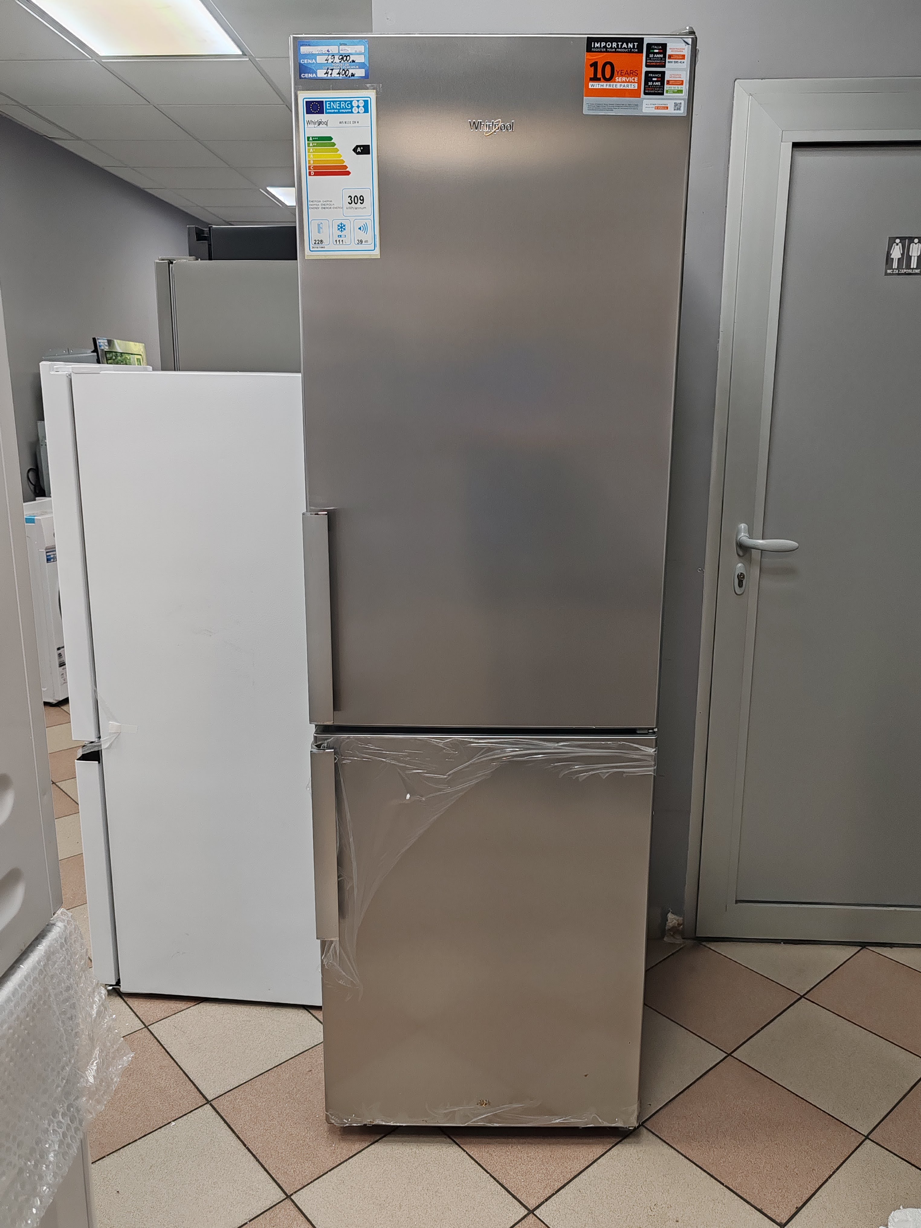 Frižider Whirlpool W5 811E OX , 189 cm.